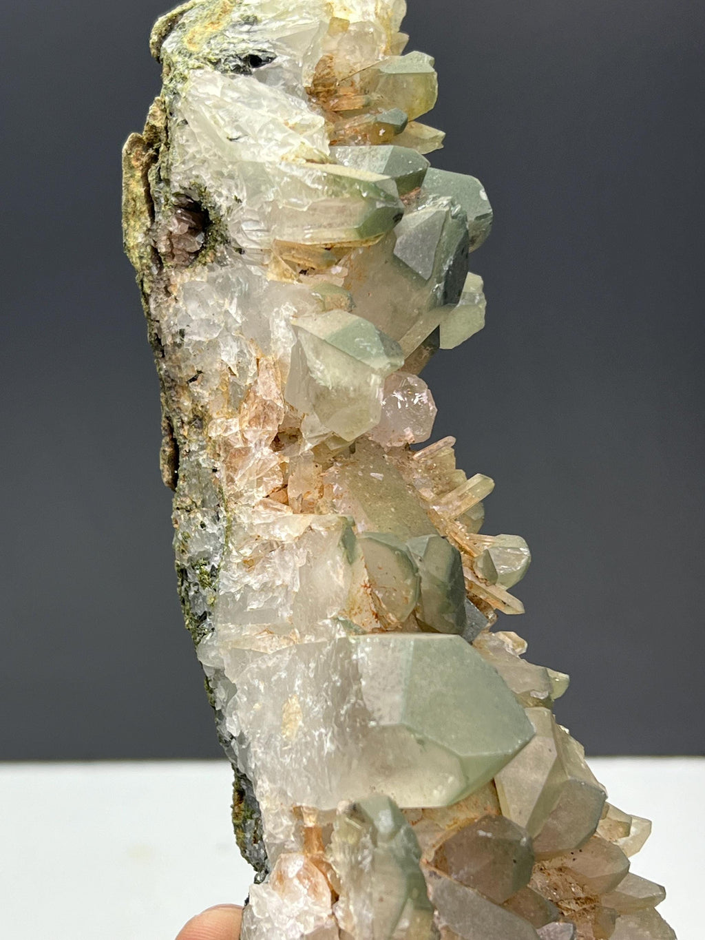 Chlorite Quartz Specimen - Crystal Gemstone AE 
