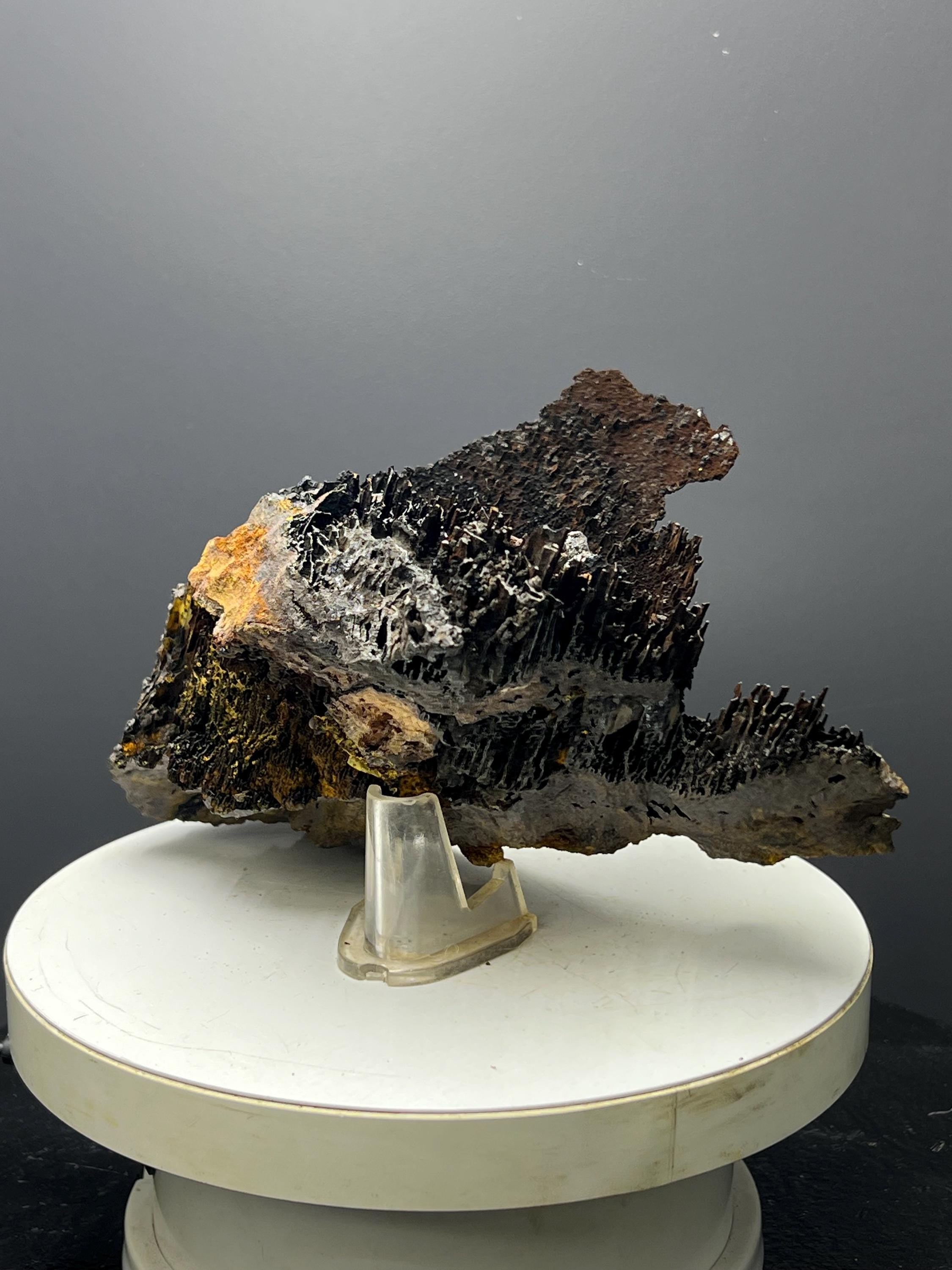 Museum Grade, Very Special Limonite With Stalactite Goethite Specimen - Crystal Gemstone AE 