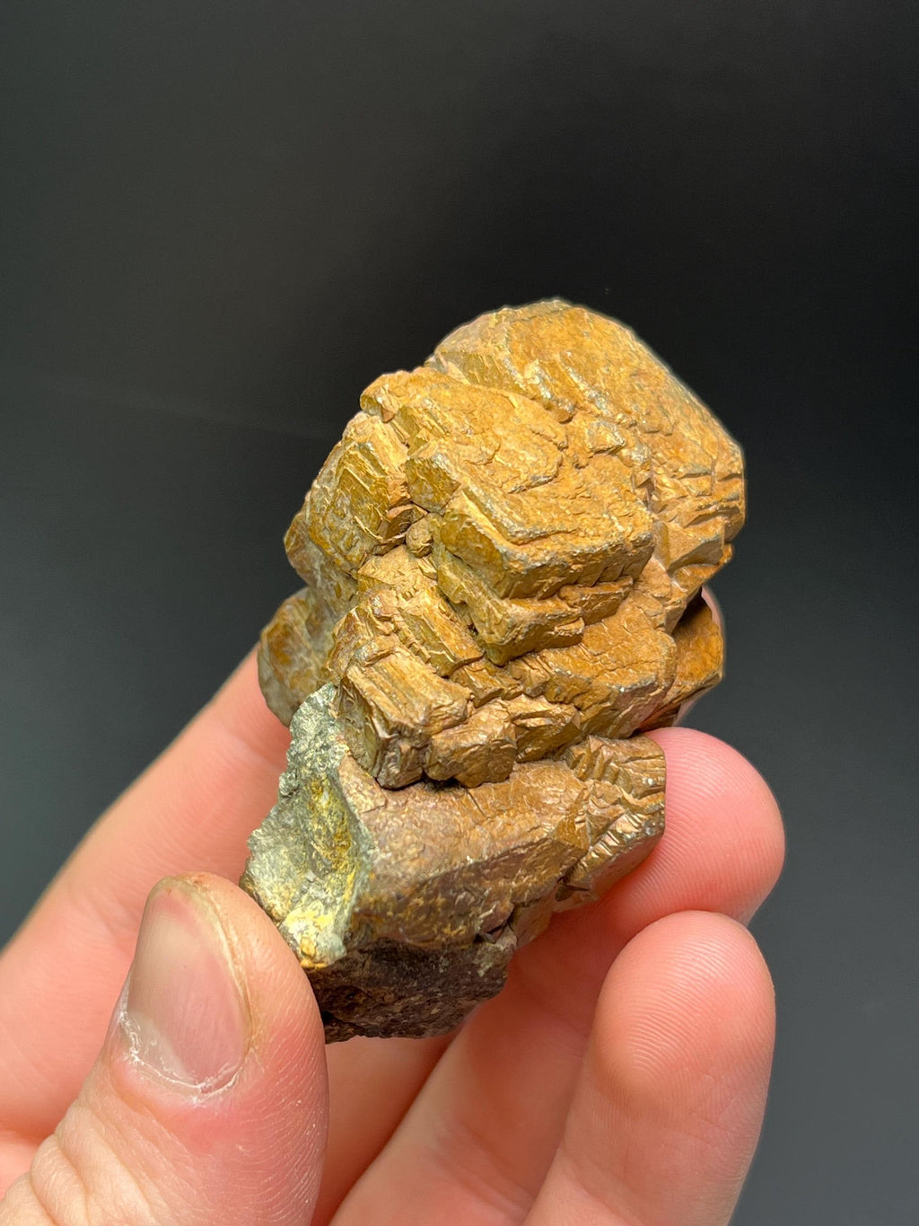 Limonite Pseudomorph After Pyrite - Crystal Gemstone AE 