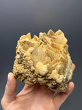 Orange Crystal Calcite Specimen - Crystal Gemstone AE 