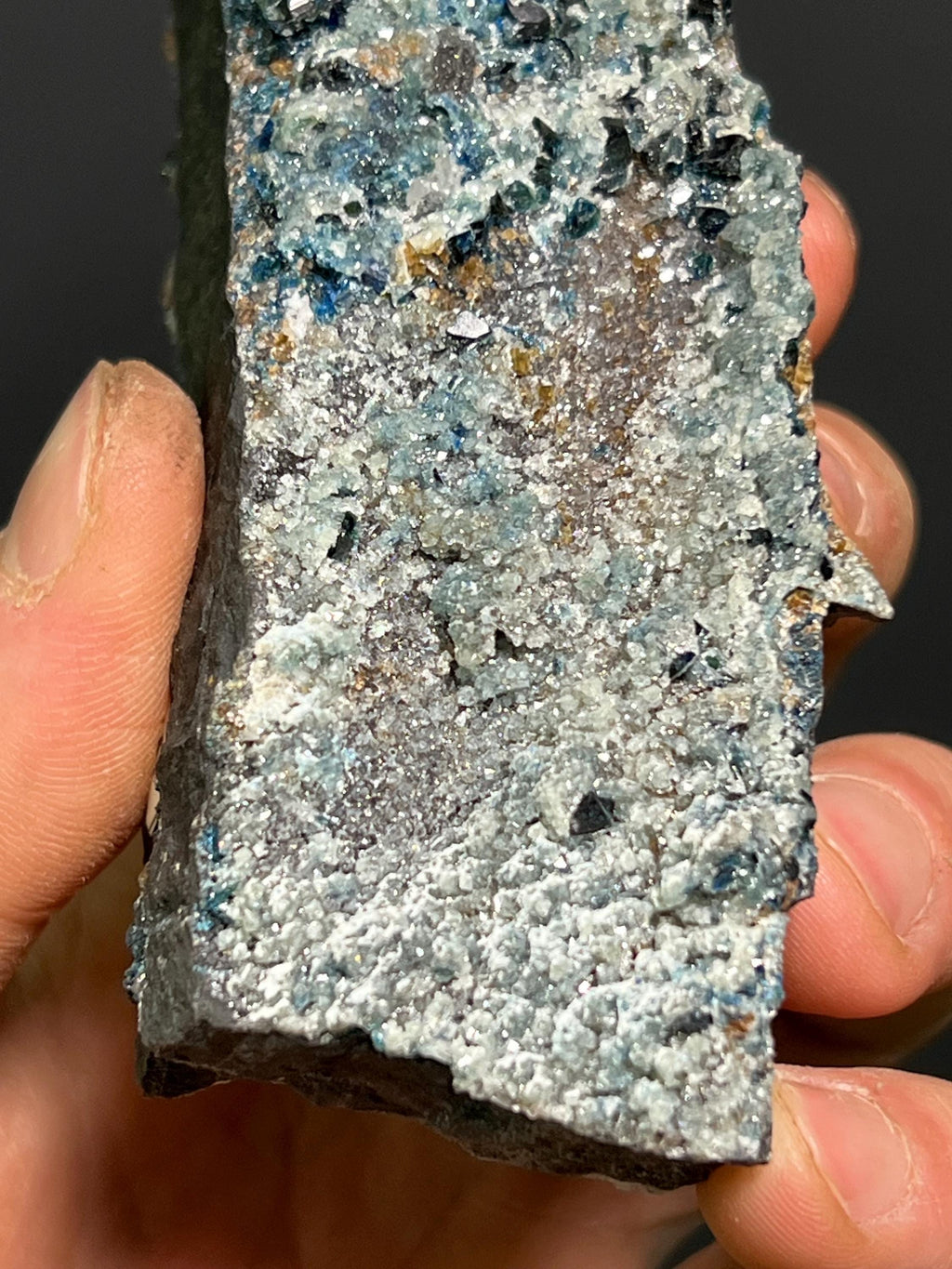 Lazulite Blue Crystals Specimen, 320gram - Crystal Gemstone AE 