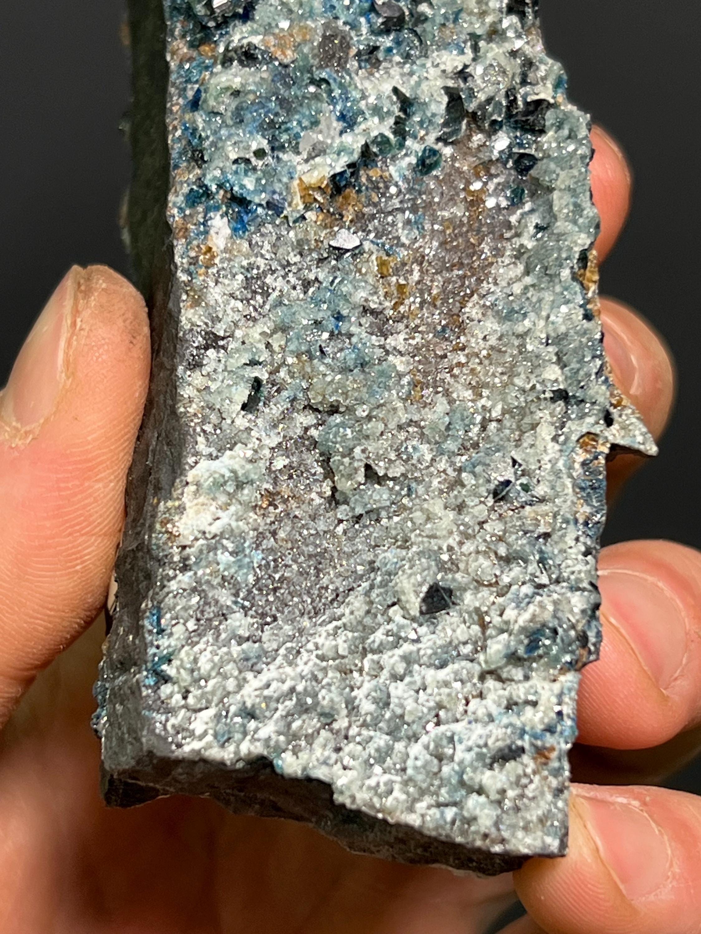 Lazulite Blue Crystals Specimen, 320gram - Crystal Gemstone AE 