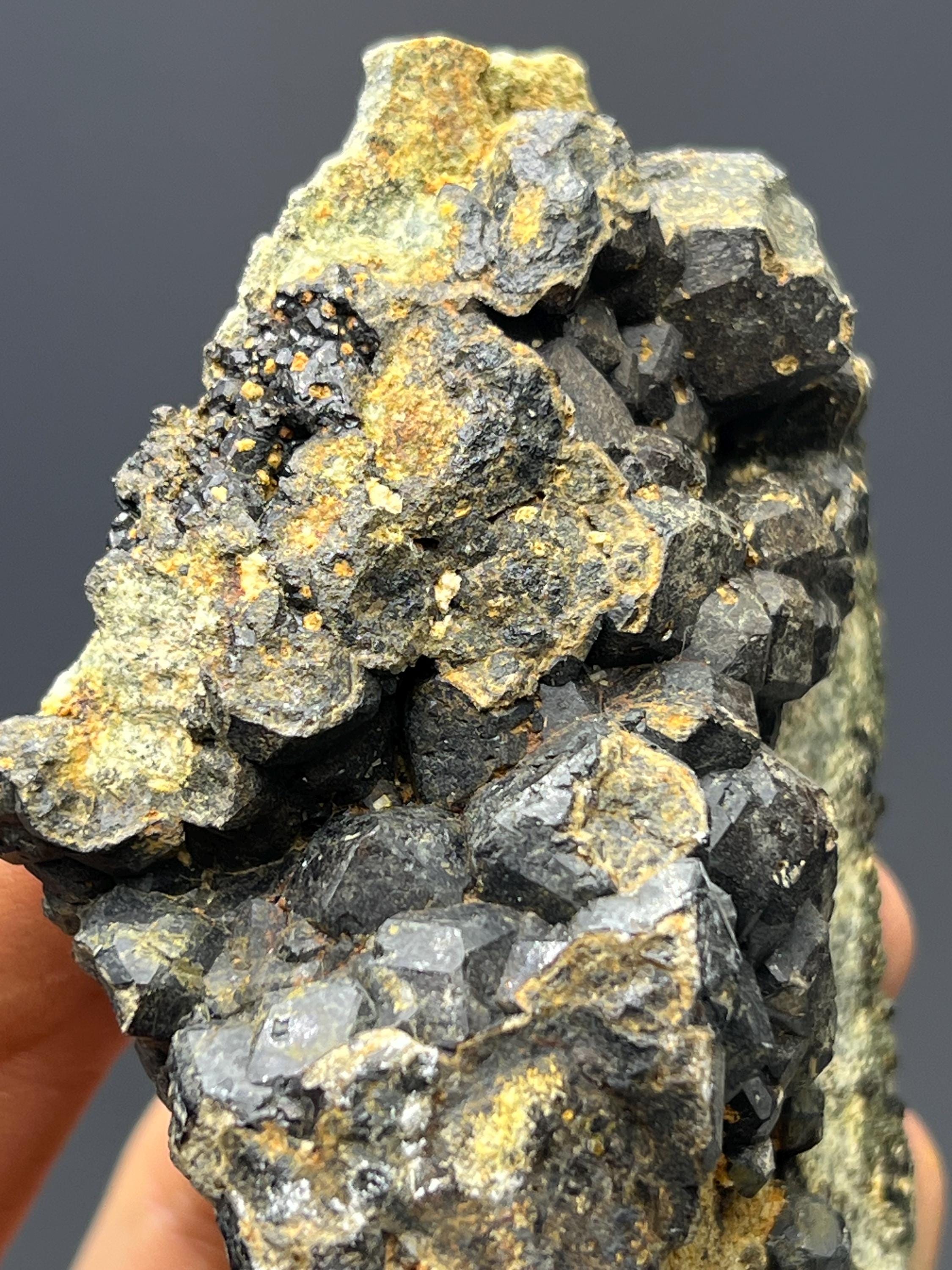Garnet On Matrix - Crystal Gemstone AE 