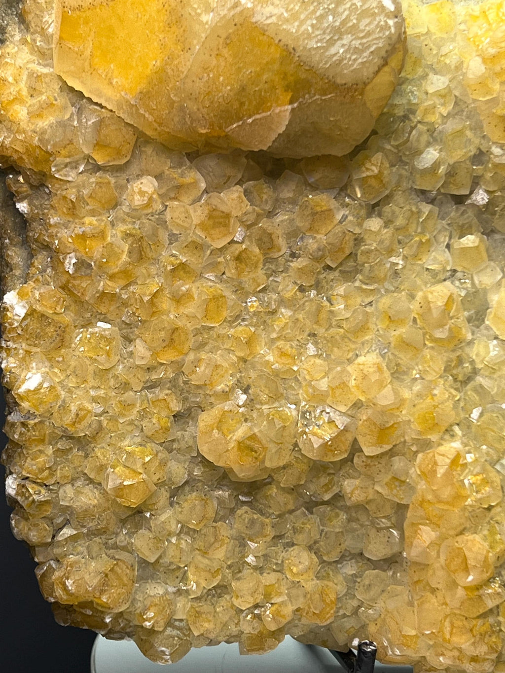 Extra Large Very Showy Orange Crystal Calcite Specimen - Crystal Gemstone AE 