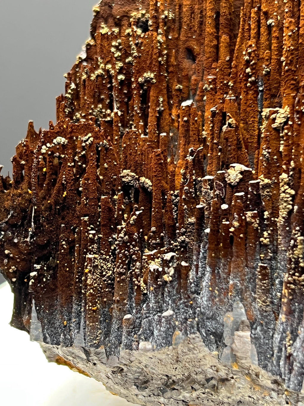 Museum Grade Limonite With Velvet Function Stalactite Goethite - Crystal Gemstone AE 