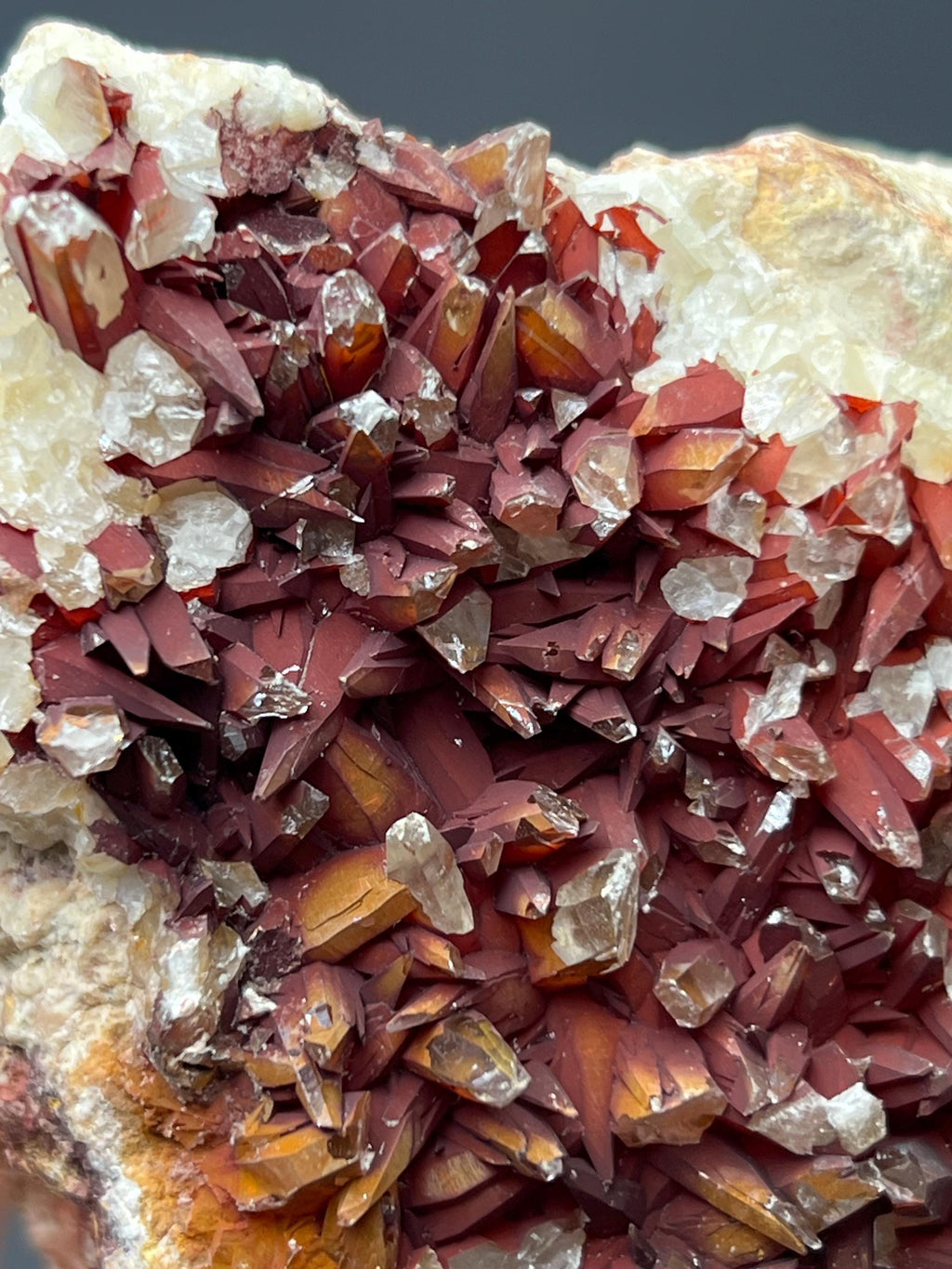 Red Crystal Calcite - Crystal Gemstone AE 