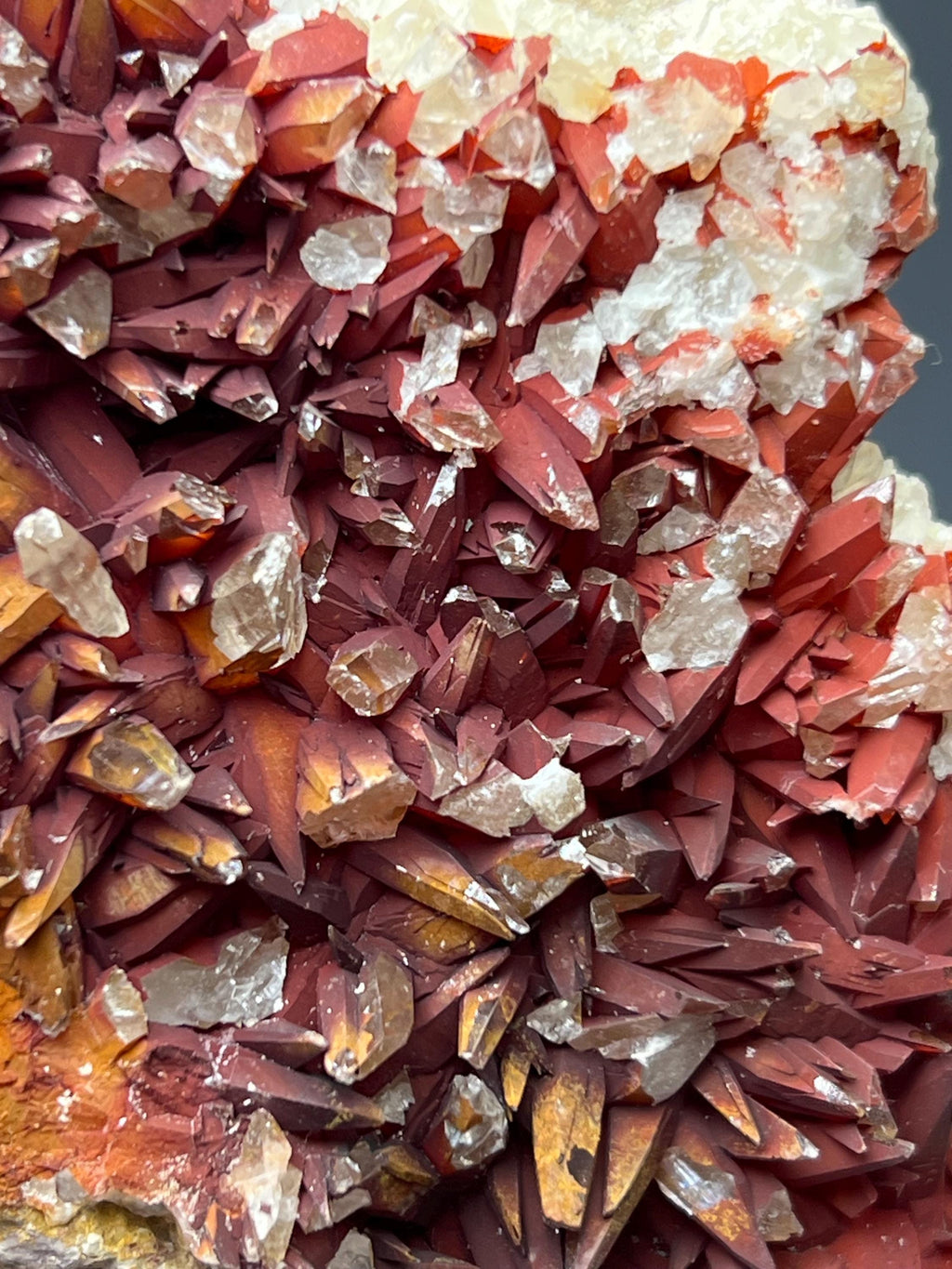 Red Crystal Calcite - Crystal Gemstone AE 
