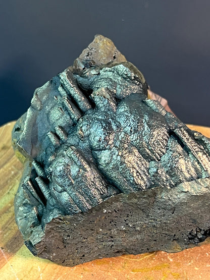 "Museum Grade" Golden Color Botryoidal And Stalactite Formation Goethite - Crystal Gemstone AE 