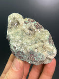 Rosasite With Quartz - Crystal Gemstone AE 