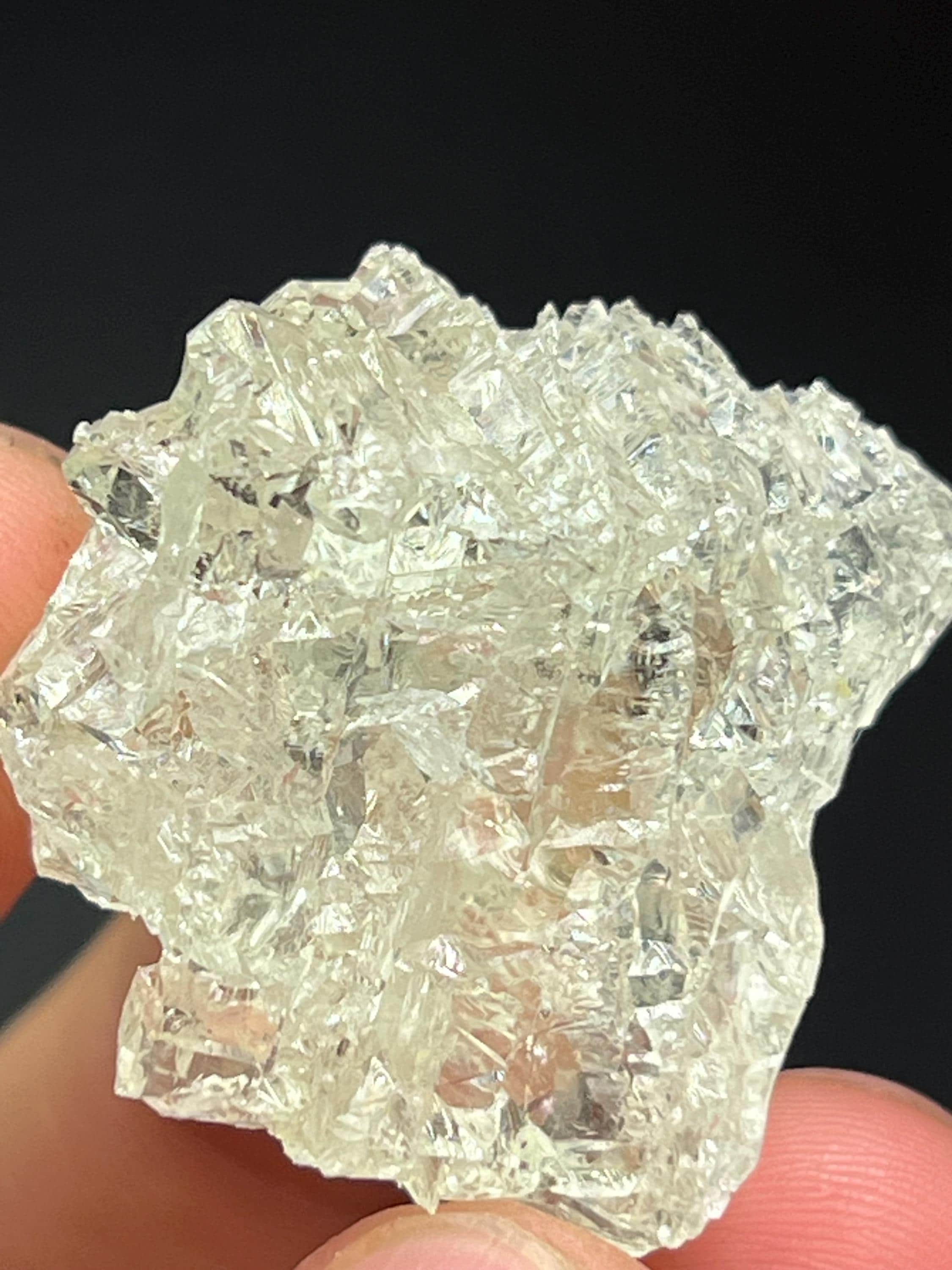 Special Natural Etched Topaz Specimen - Crystal Gemstone AE 