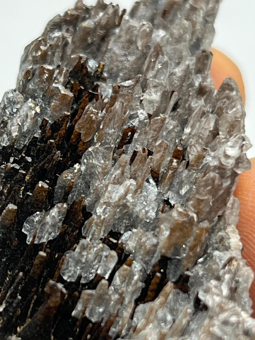 Very Special, Crystal Calcite and limonite with stalactite hematite, From Turkey - Crystal Gemstone AE 