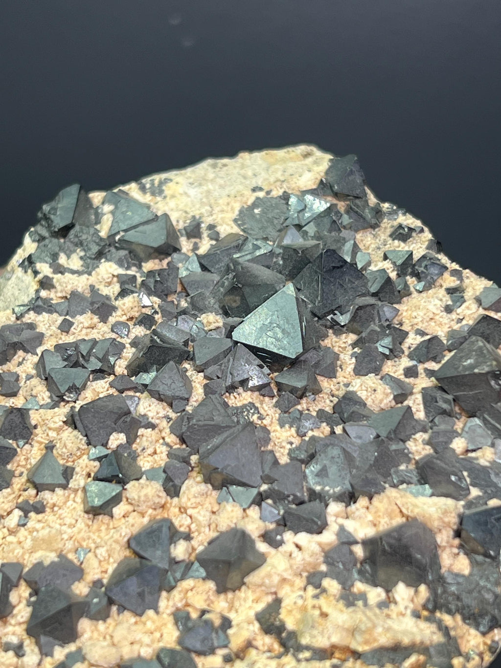 Magnetite On Matrix Specimen - Crystal Gemstone AE 