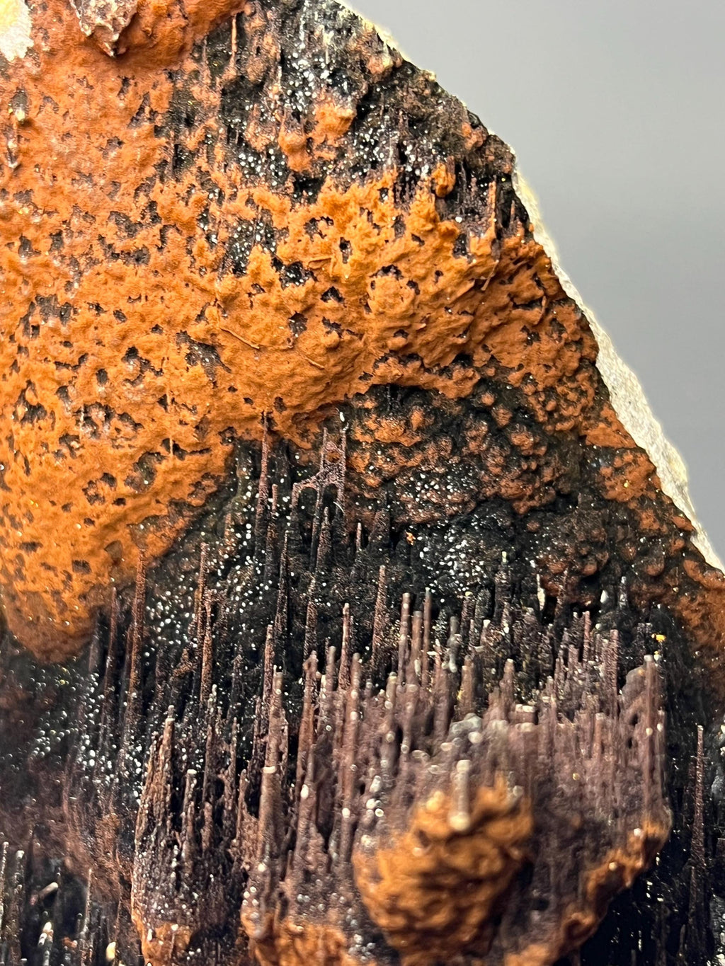 Museum Grade, Limonite And Specularite With Stalactite Goethite, For Special Collection - Crystal Gemstone AE 