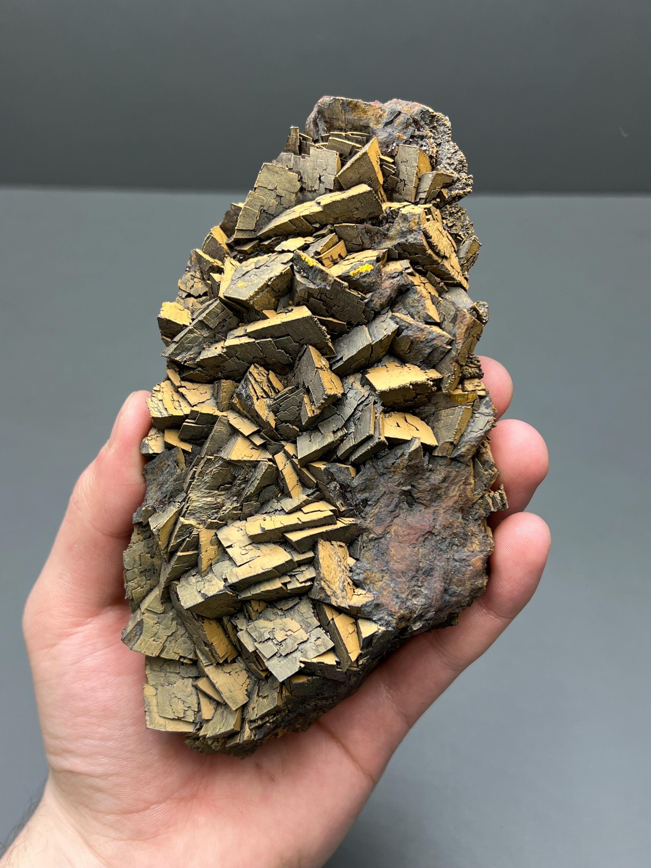 Very Special And Museum quality limonite with iron siderite, From Turkey, Special Collection Piece - Crystal Gemstone AE 