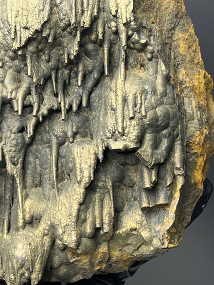 Museum Quality Very Showy Golden Color Stalactite Bridges Goethite Specimen - Crystal Gemstone AE 