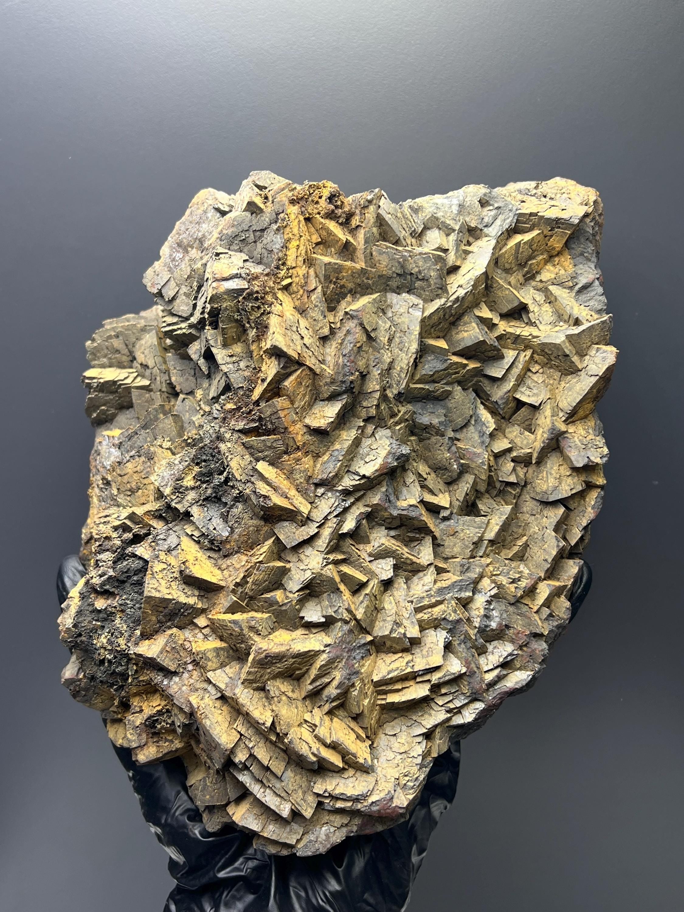 Very Special Extra Large Size Limonite With Iron Siderite Specimen - Crystal Gemstone AE 