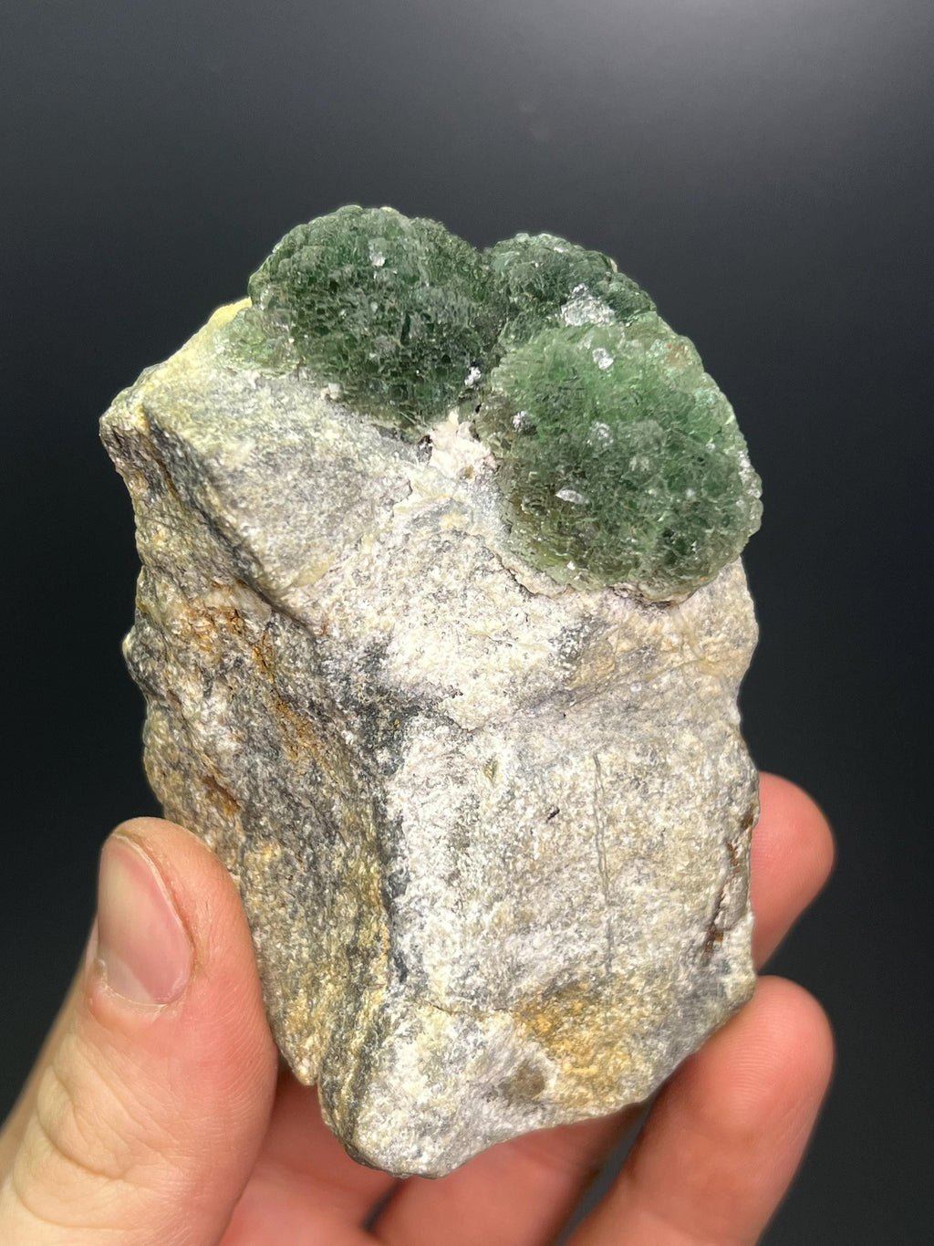 Prehnite Specimen, India - Crystal Gemstone AE 