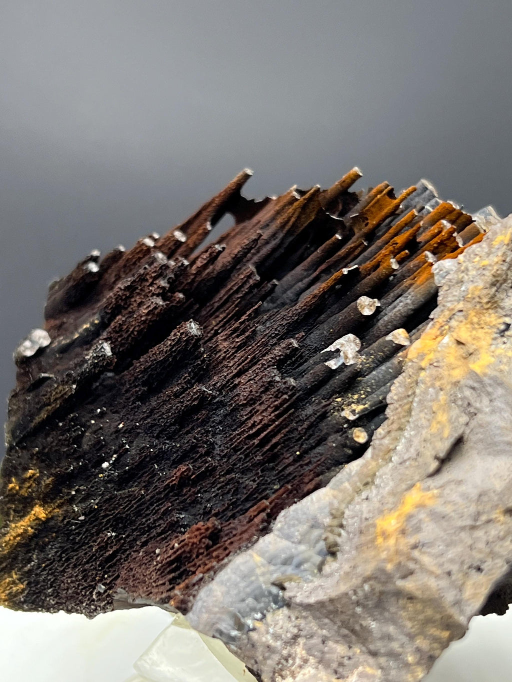 Limonite With Velvet Function Stalactite Goethite, For Special Collection - Crystal Gemstone AE 
