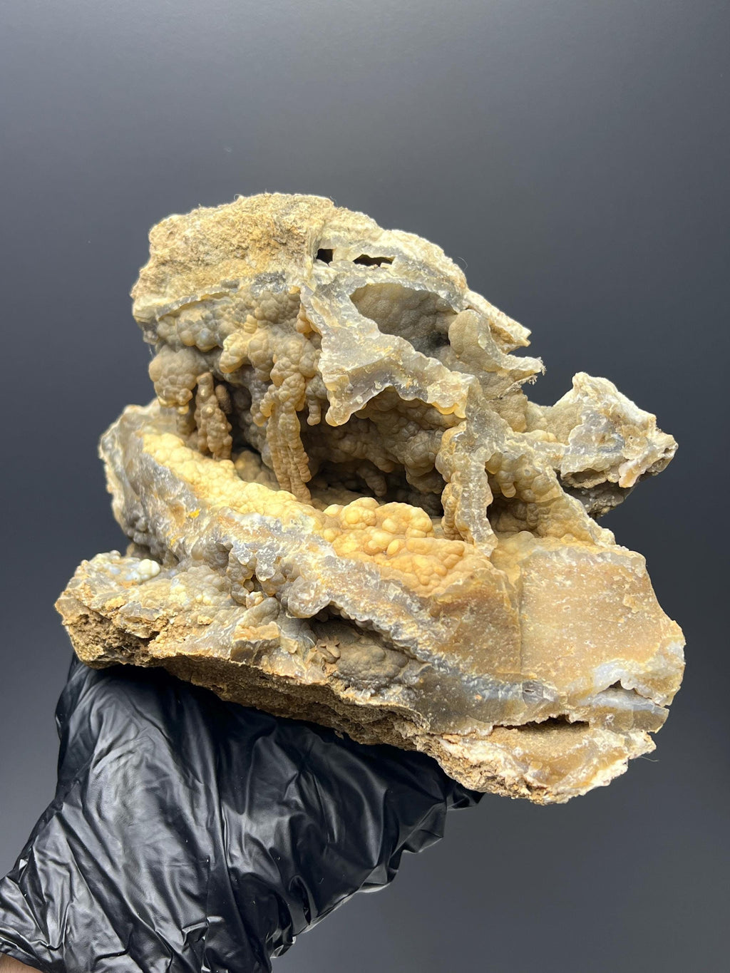 Large Size Stalactites Chalcedony Specimen - Crystal Gemstone AE 
