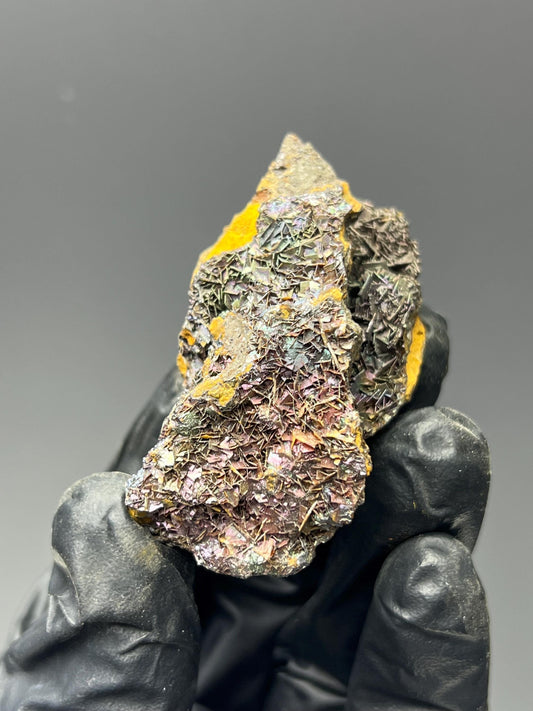 Very Very Unique! Colourful Iridescent Iron Siderite - Crystal Gemstone AE 