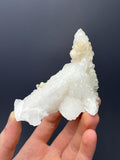 Calcite With Elestial Crystal Quartz Specimen - Crystal Gemstone AE 
