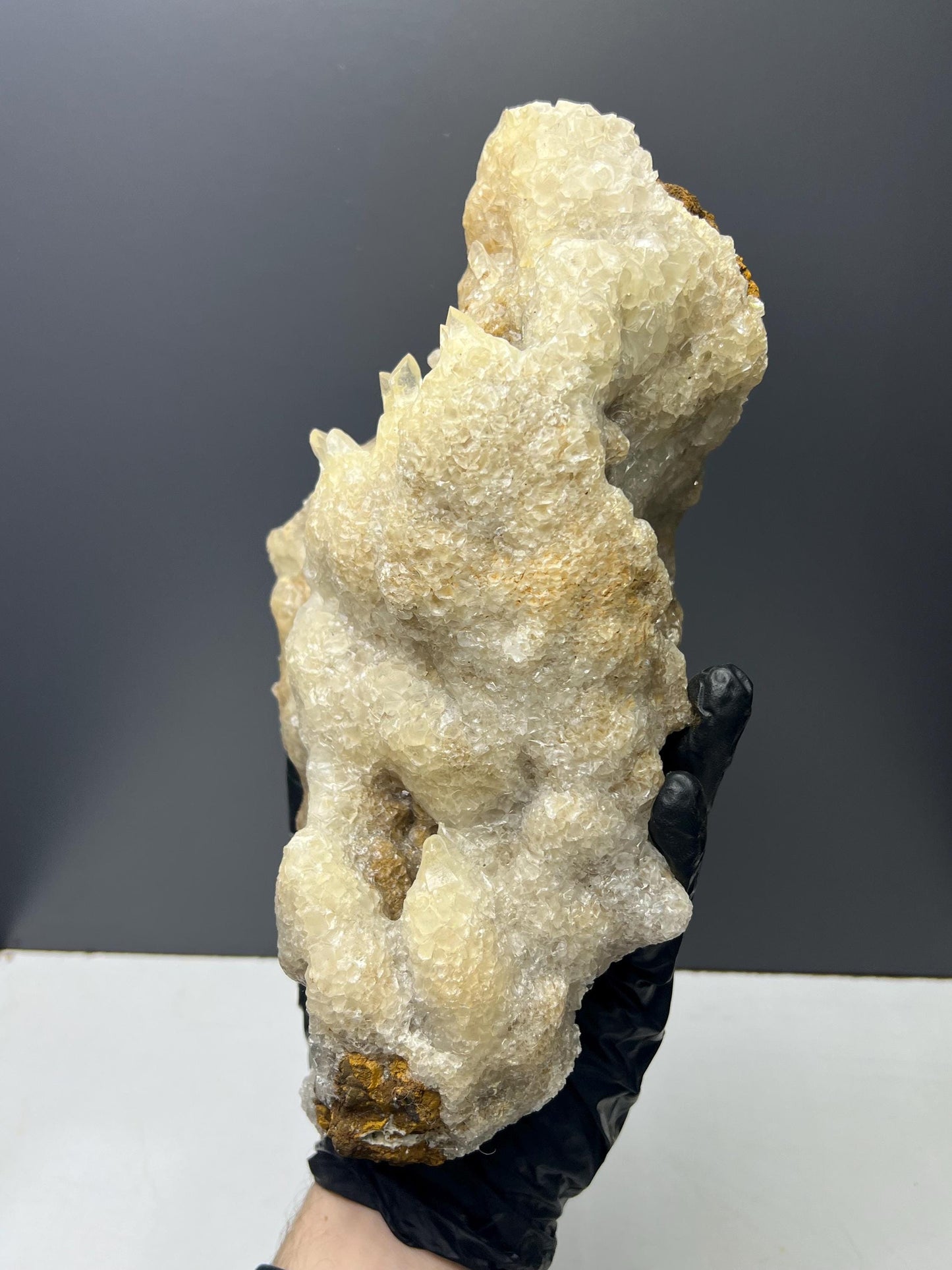 Large Size Stalactite Crystal Calcite Specimen