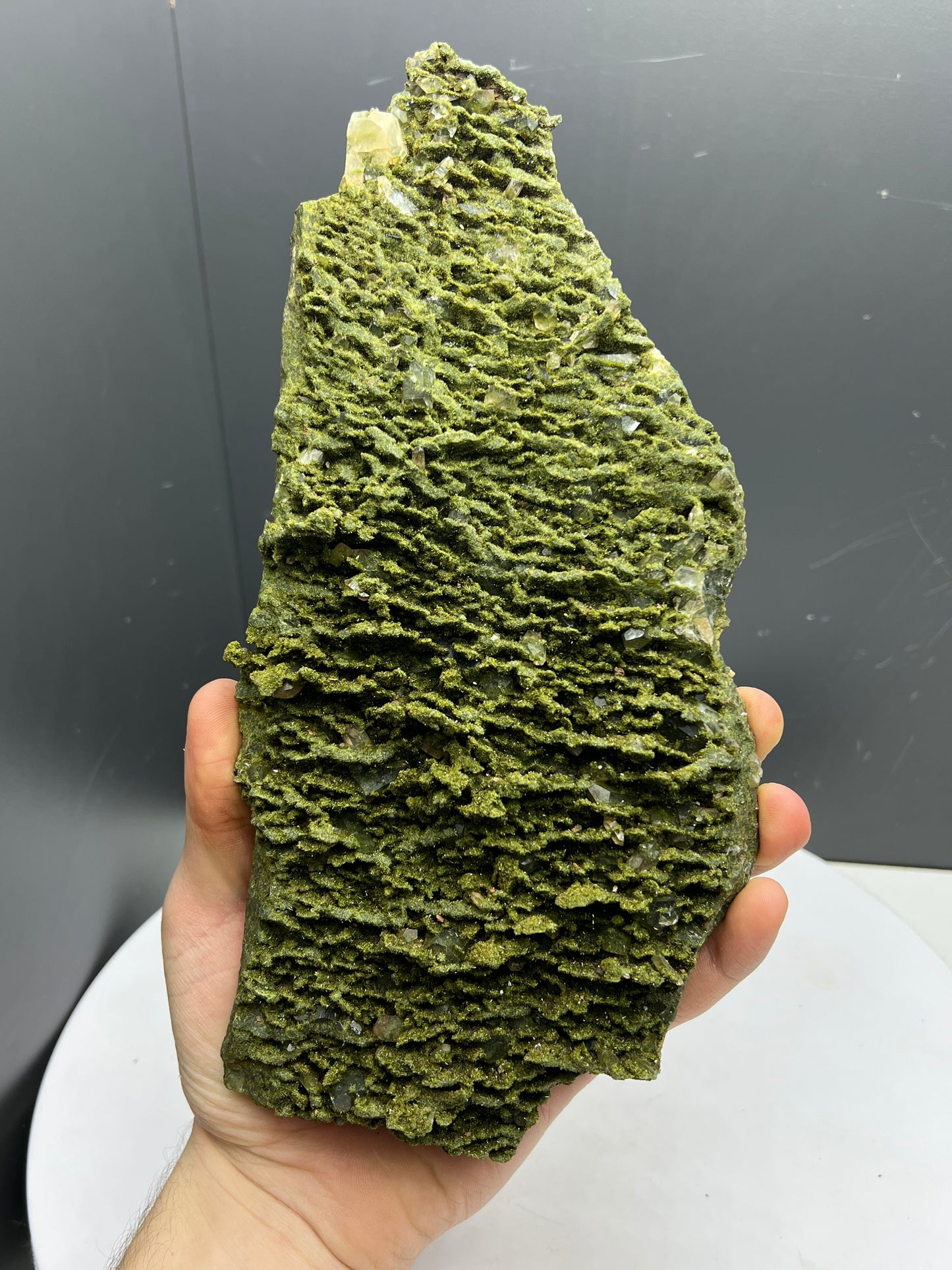 Large Size Green Forest Epidote Quartz💚