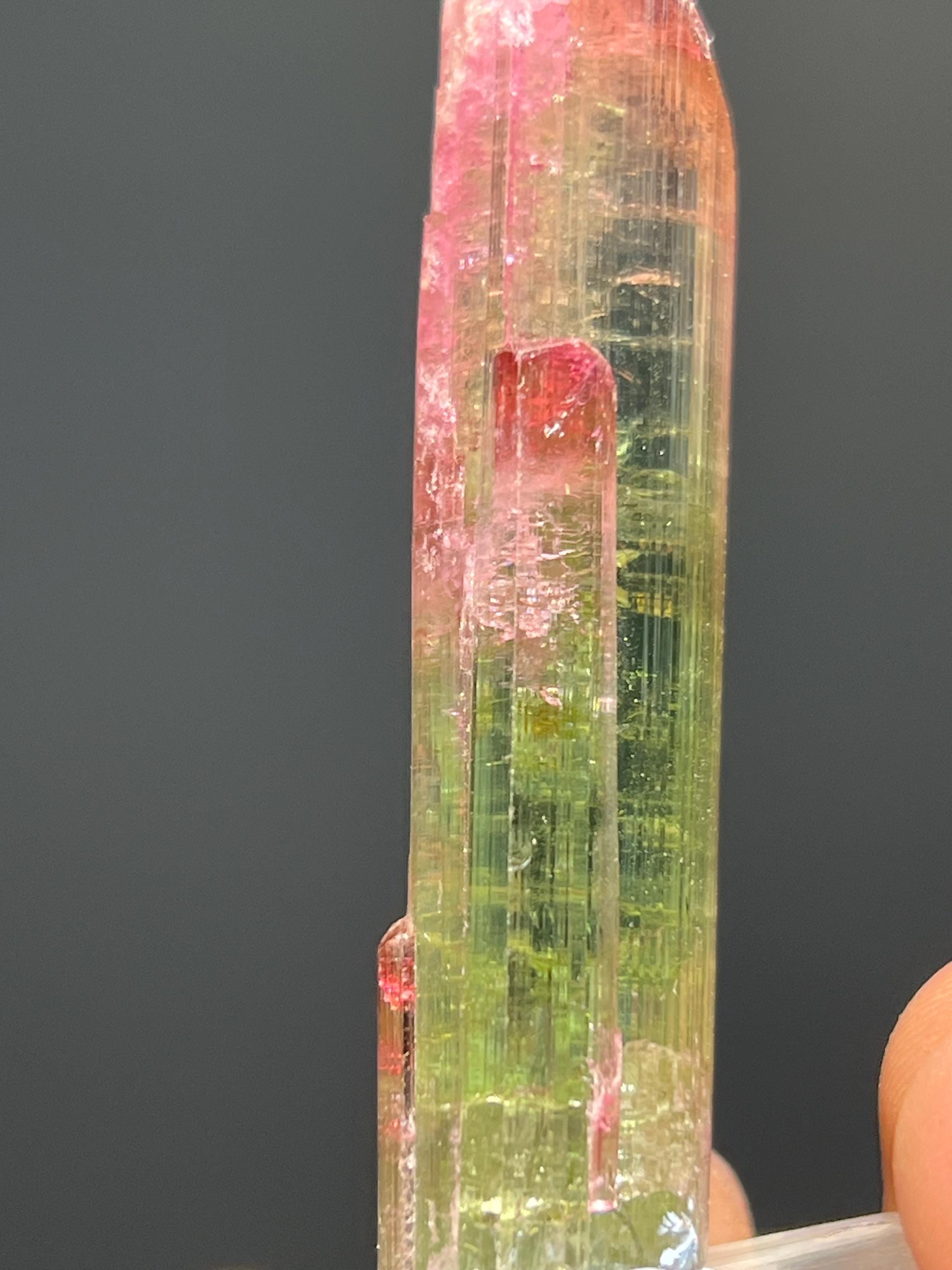 Special Elbaite Tourmaline Specimen - Crystal Gemstone AE 