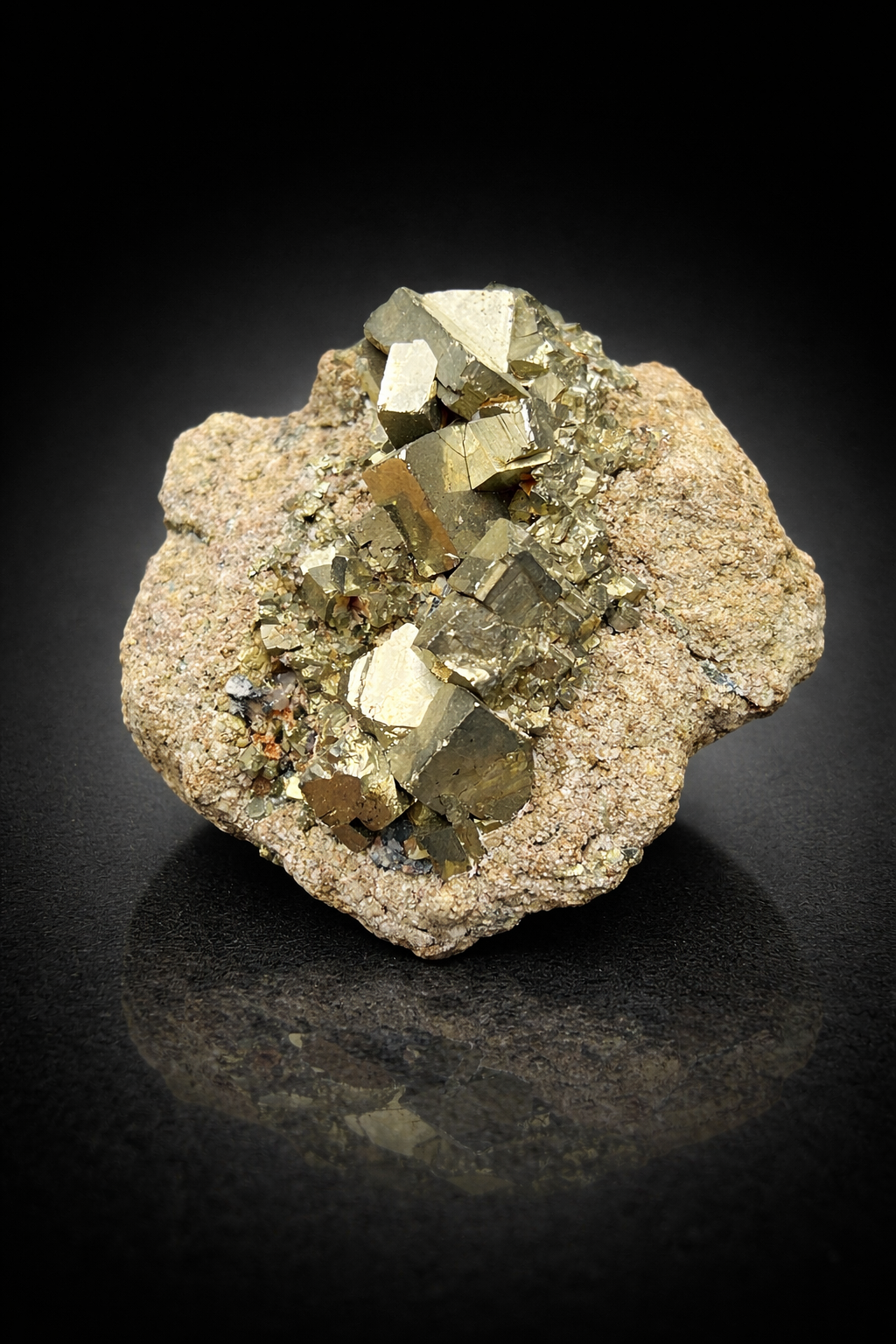 Pyrite On Matrix Specimen