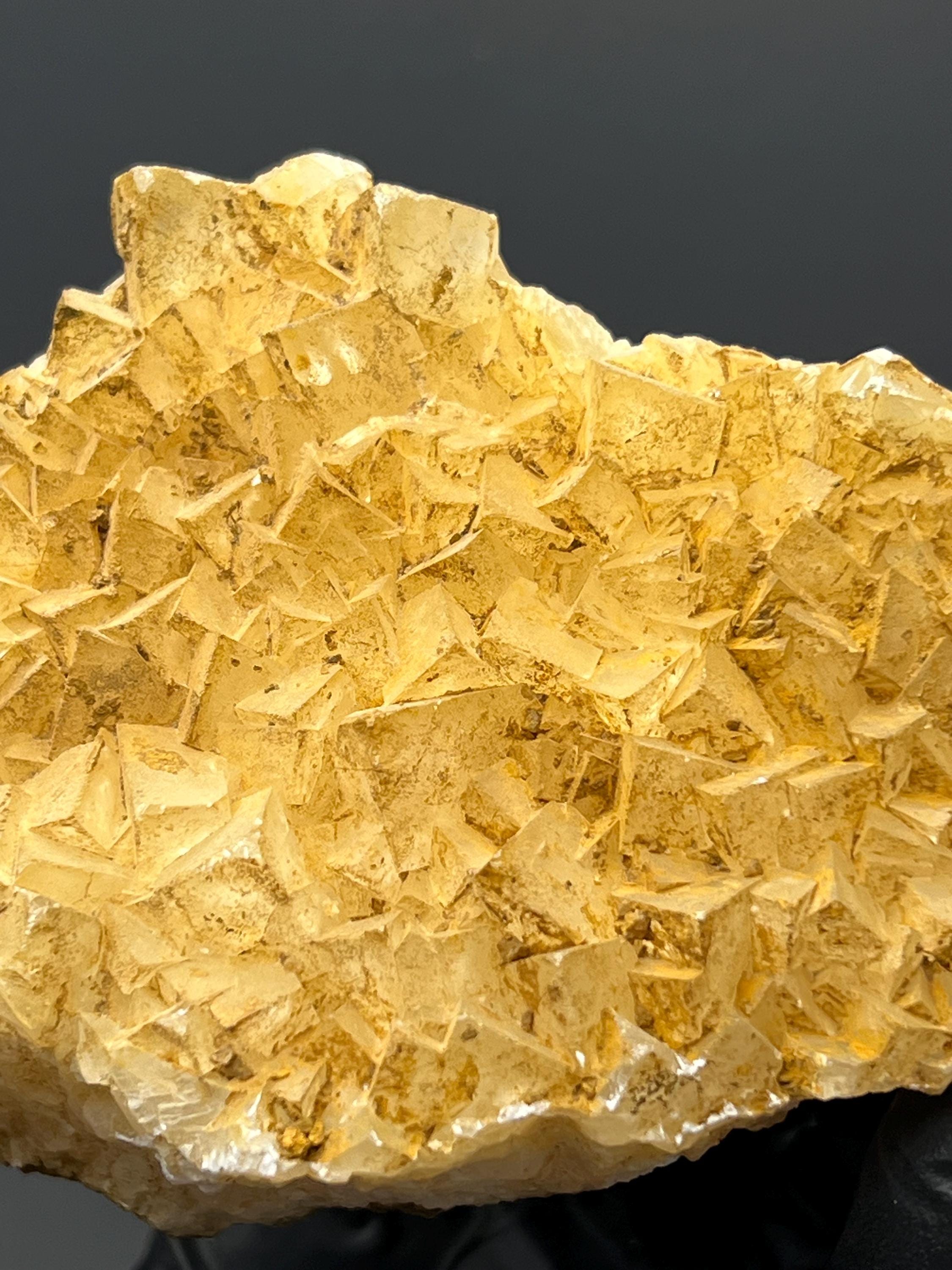 Orange Crystal Calcite - Crystal Gemstone AE 