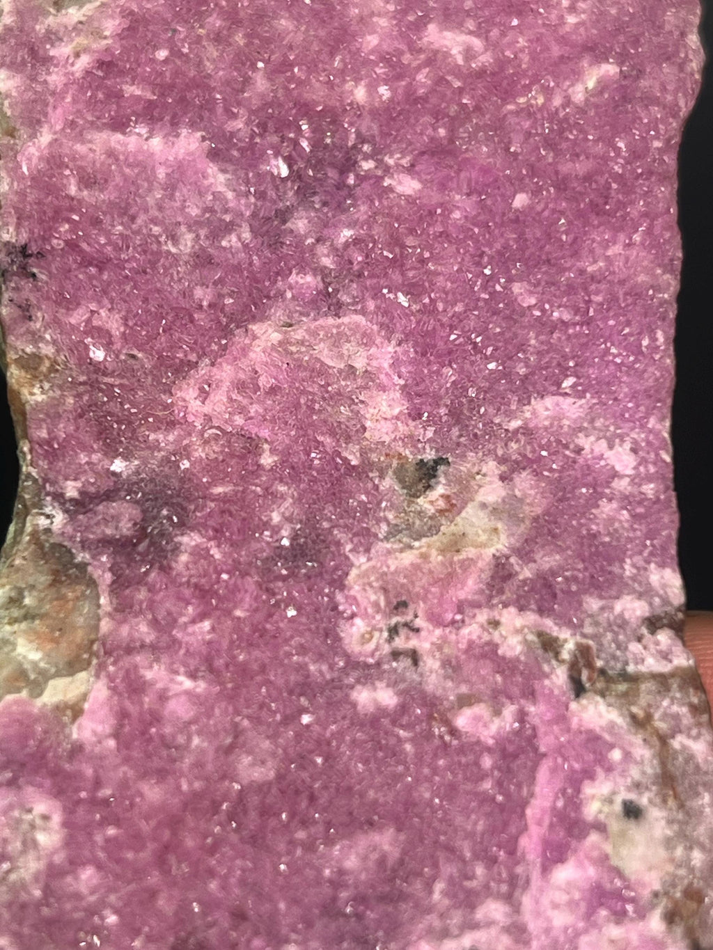 Pink Natural Salrose Cobaltoan Dolomite Druzy Specimen - Crystal Gemstone AE 