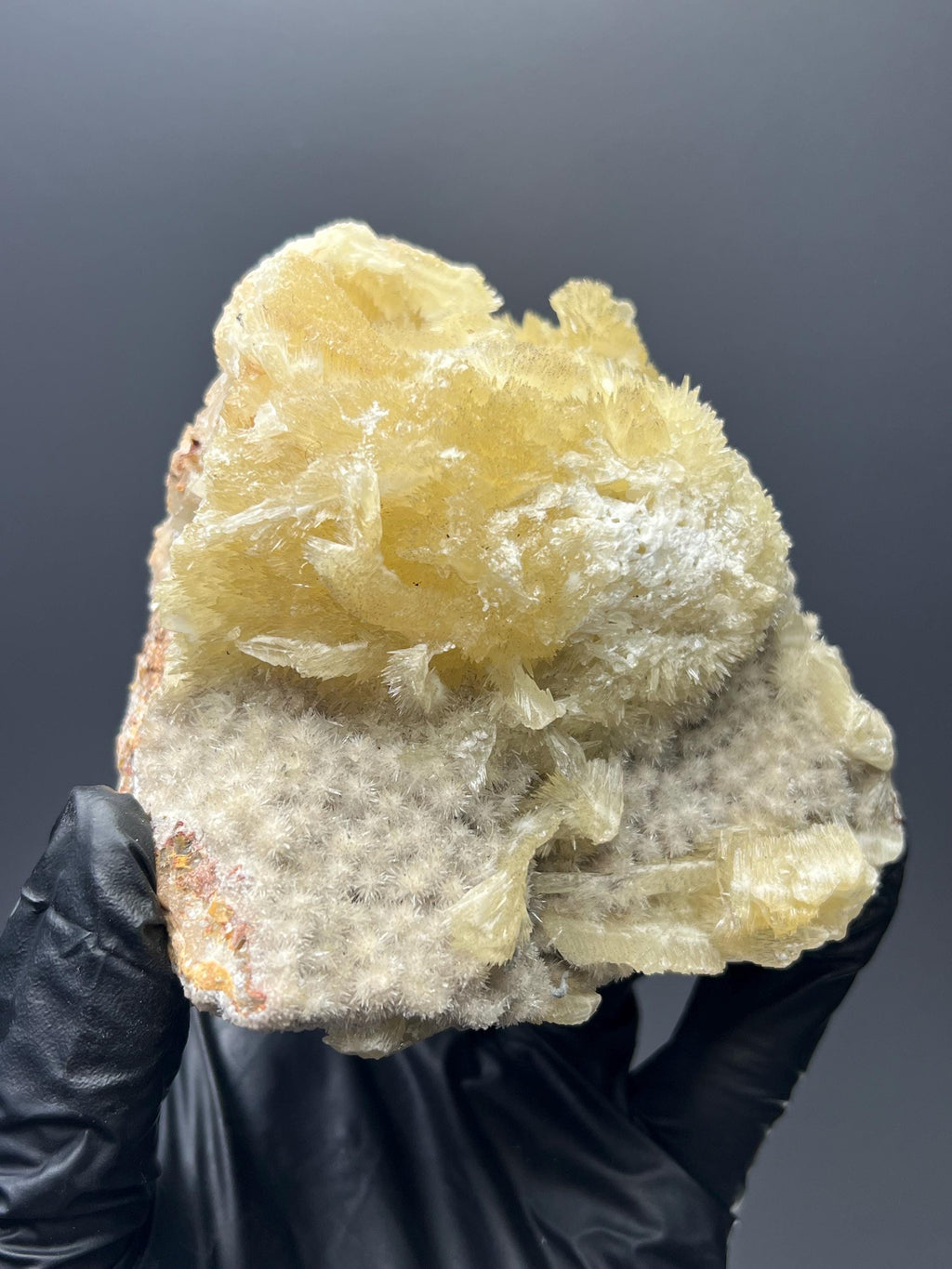 Feather Crystal Calcite Specimen - Crystal Gemstone AE 
