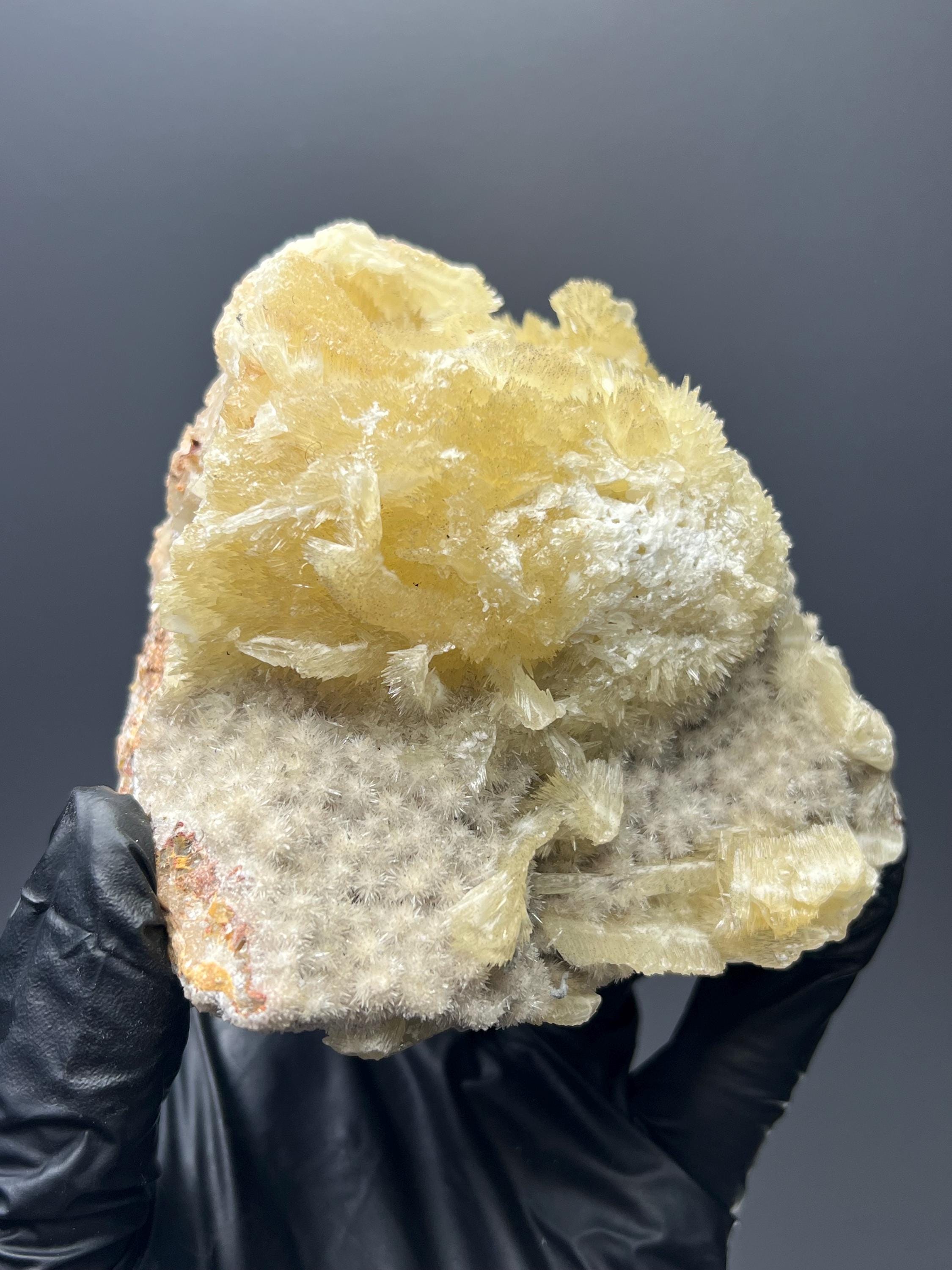 Feather Crystal Calcite Specimen - Crystal Gemstone AE 