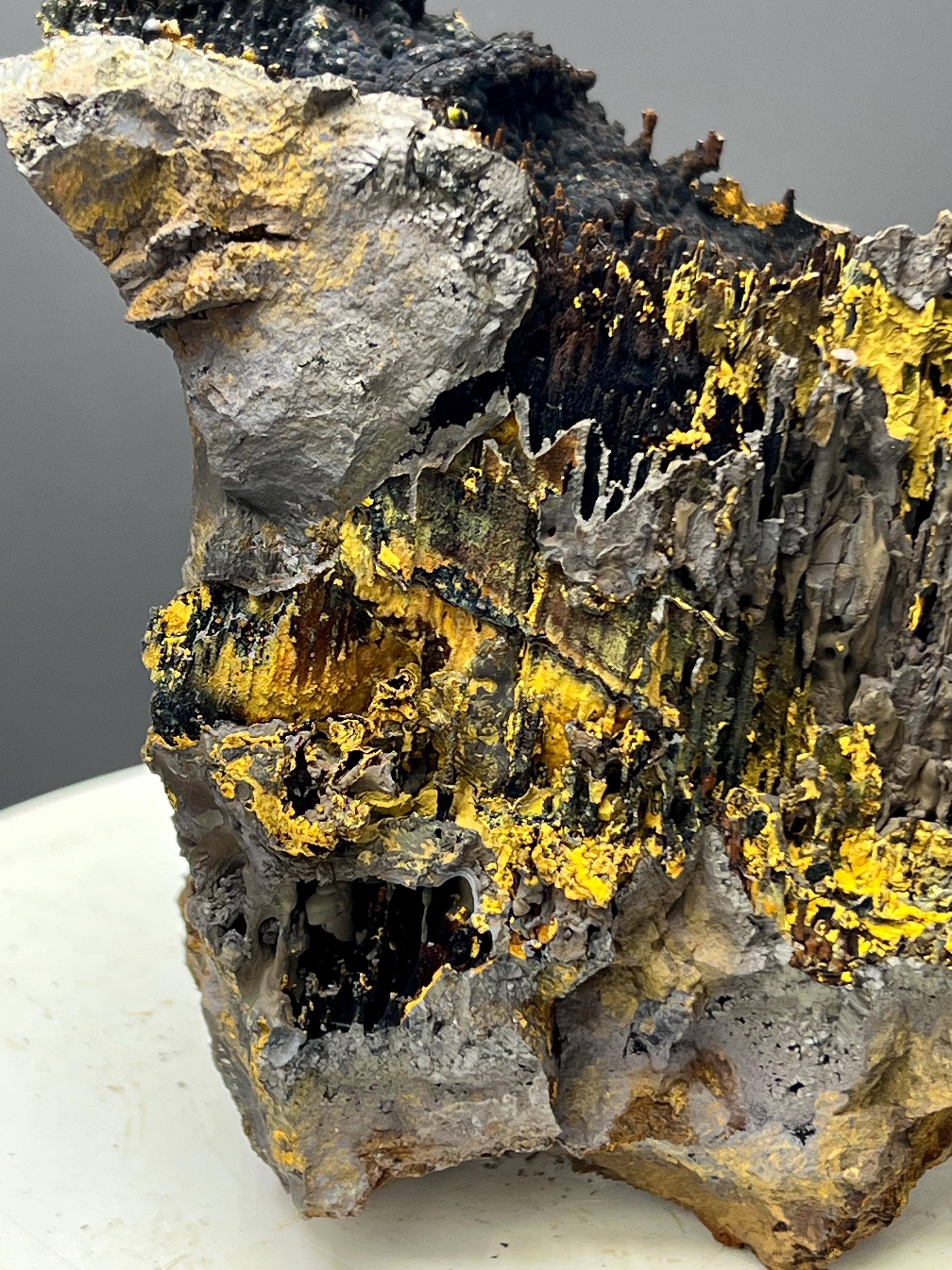 Very Showy, Limonite And Specularite With Stalactite Goethite Specimen - Crystal Gemstone AE 