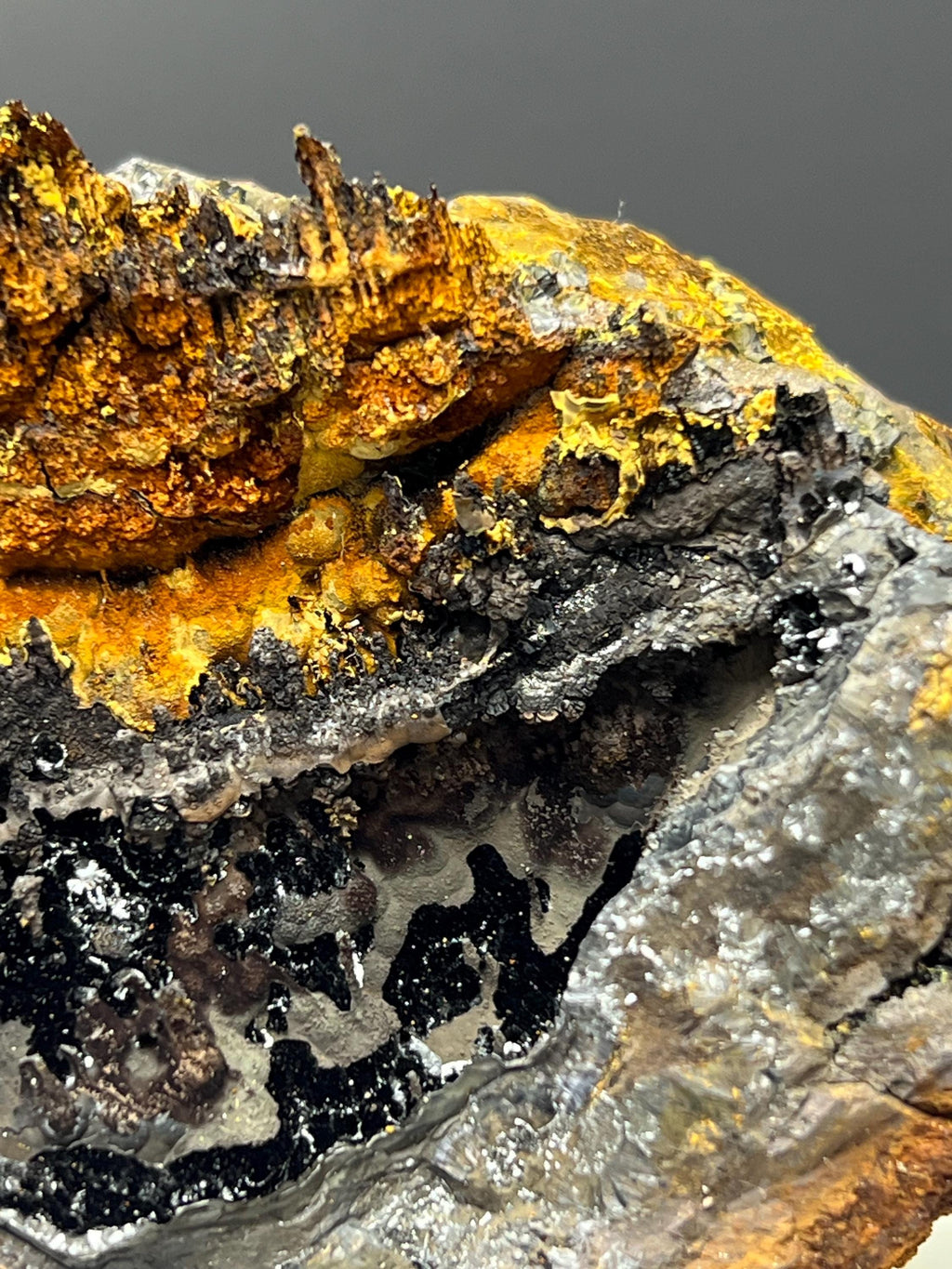 Museum Quality! Very Special Limonite And Specularite With Stalactite Goethite - Crystal Gemstone AE 