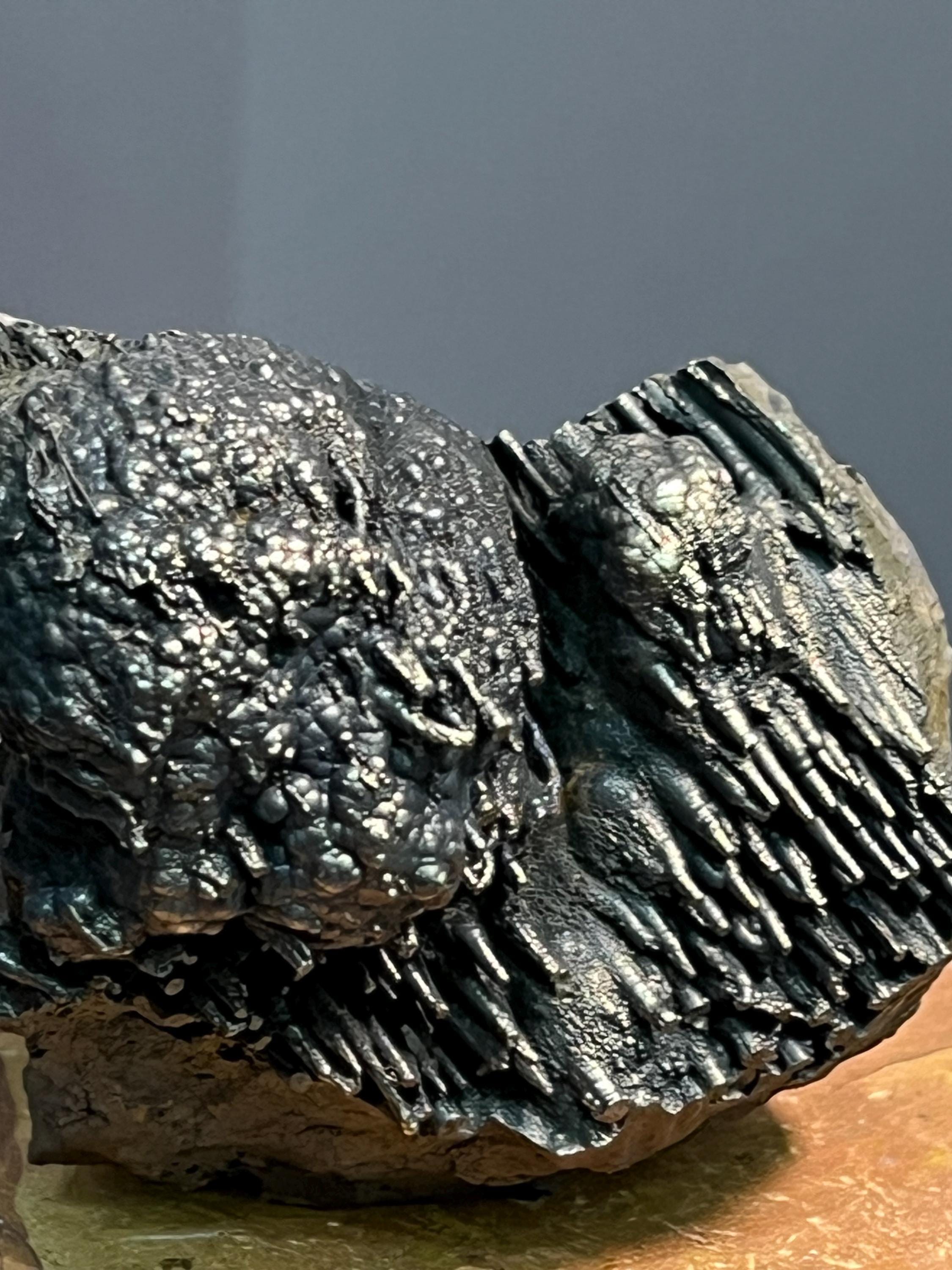 Very Special Golden Color Stalactite Goethite, For Special Collector Item - Crystal Gemstone AE 
