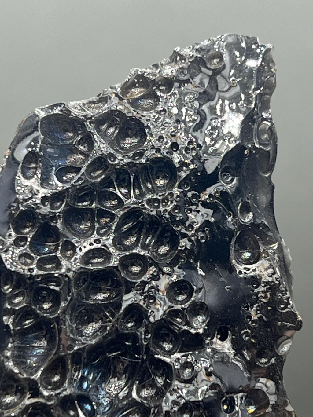 Special Formation Honeycomb Colored Alloy Obsidian - Crystal Gemstone AE 