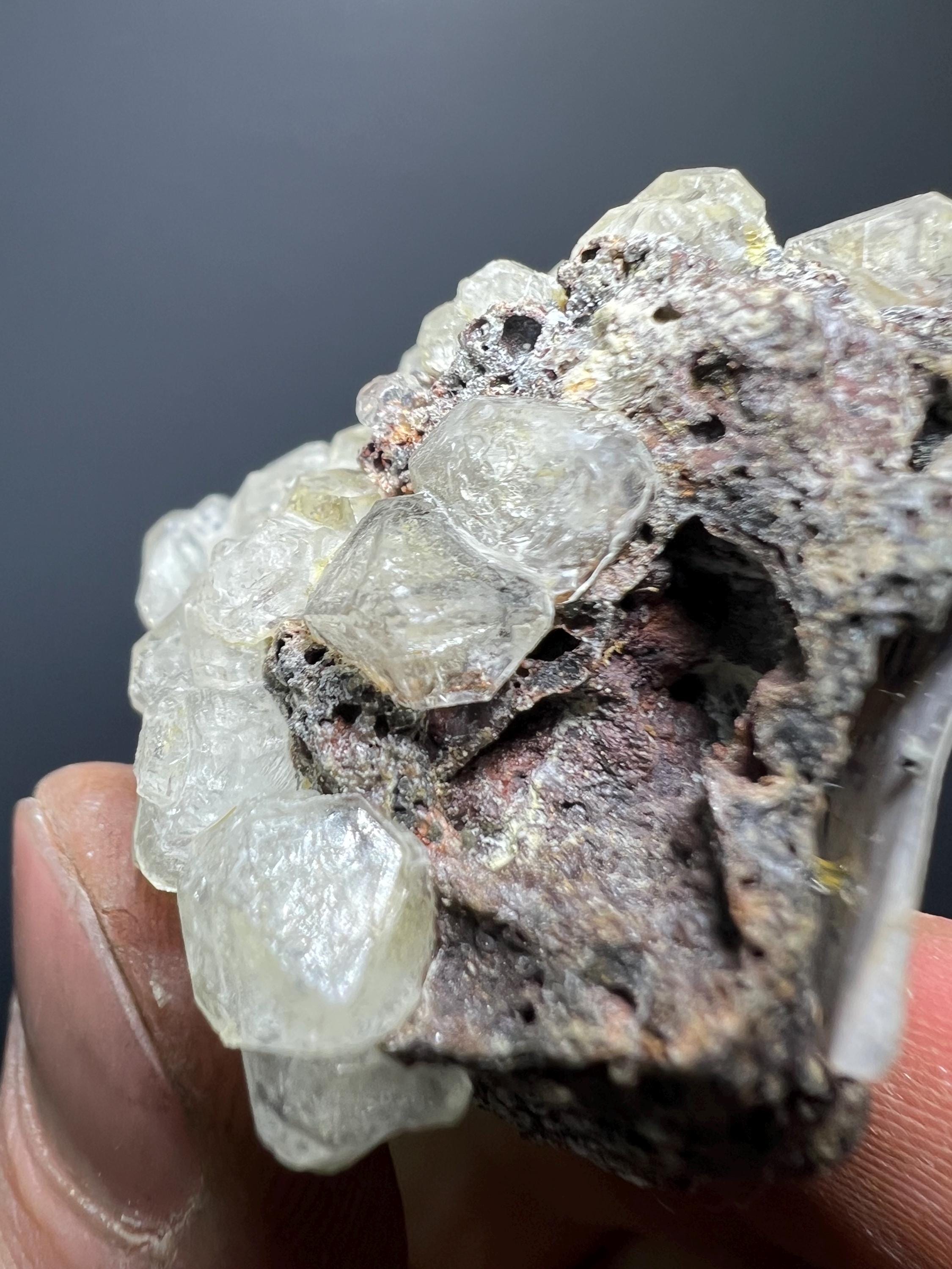 Cuprian Adamite Specimen, 30gram - Crystal Gemstone AE 