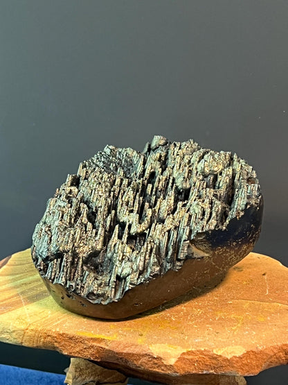 "Museum Grade" Golden Color Stalactite Goethite - Crystal Gemstone AE 