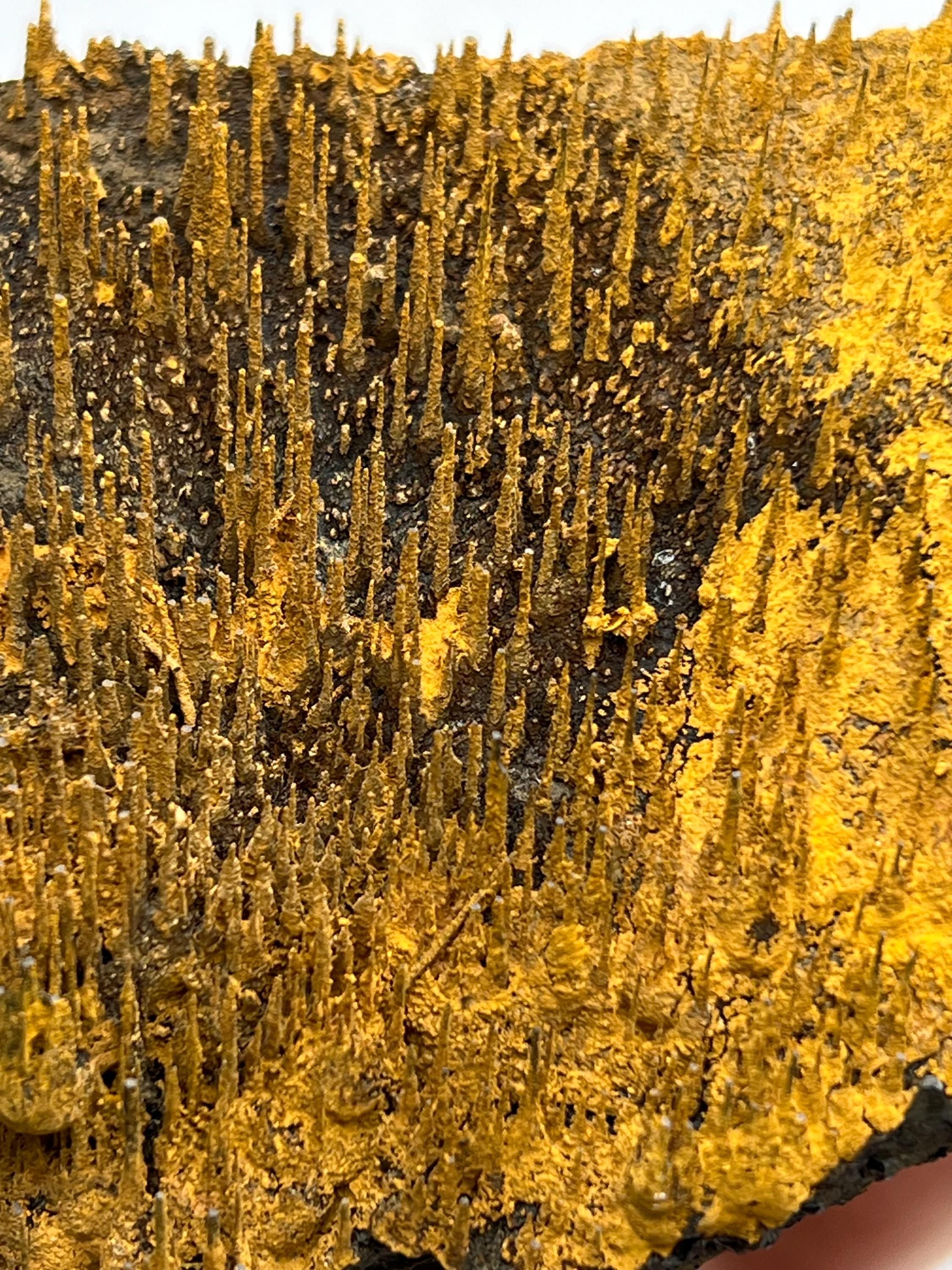 Special Formation! Limonite On Stalactite Hematite - Crystal Gemstone AE 