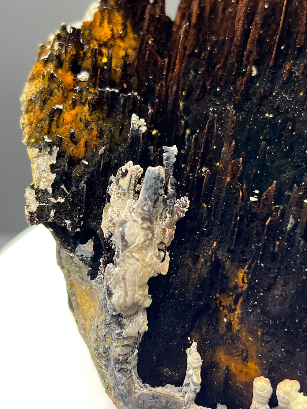 Very Showy Limonite And Specularite With Stalactite Goethite Specimen, For Special Collection - Crystal Gemstone AE 