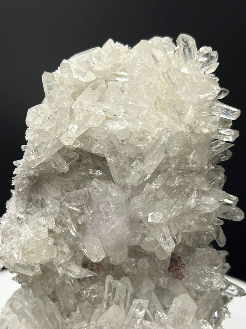 Lilac Himalayan Clear Crystal Quartz Specimen - Crystal Gemstone AE 