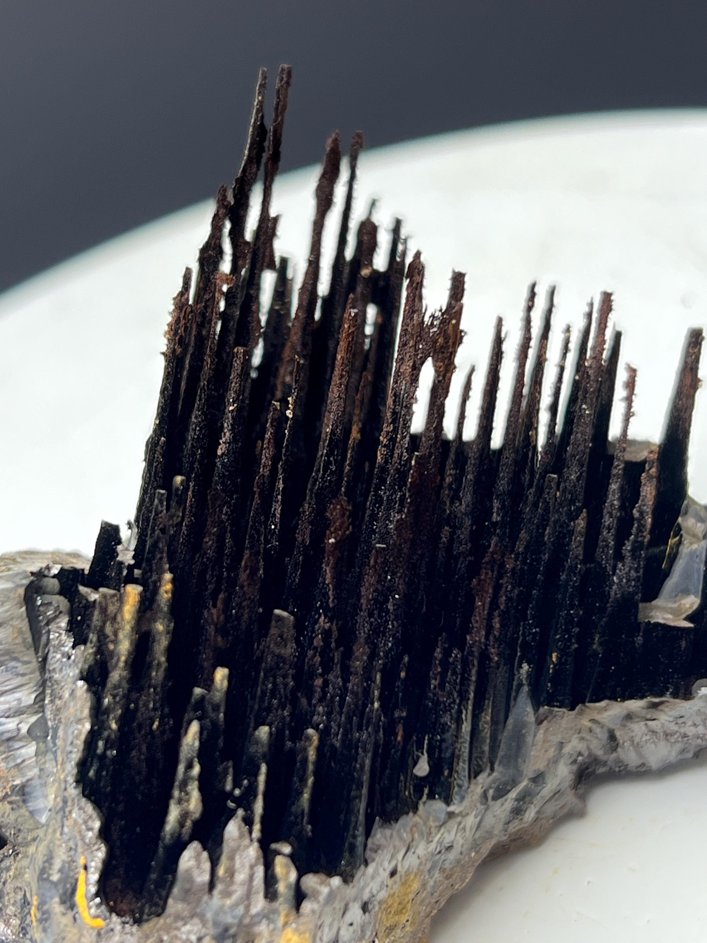 Very Showy, Limonite With Stalactite Goethite Specimen - Crystal Gemstone AE 
