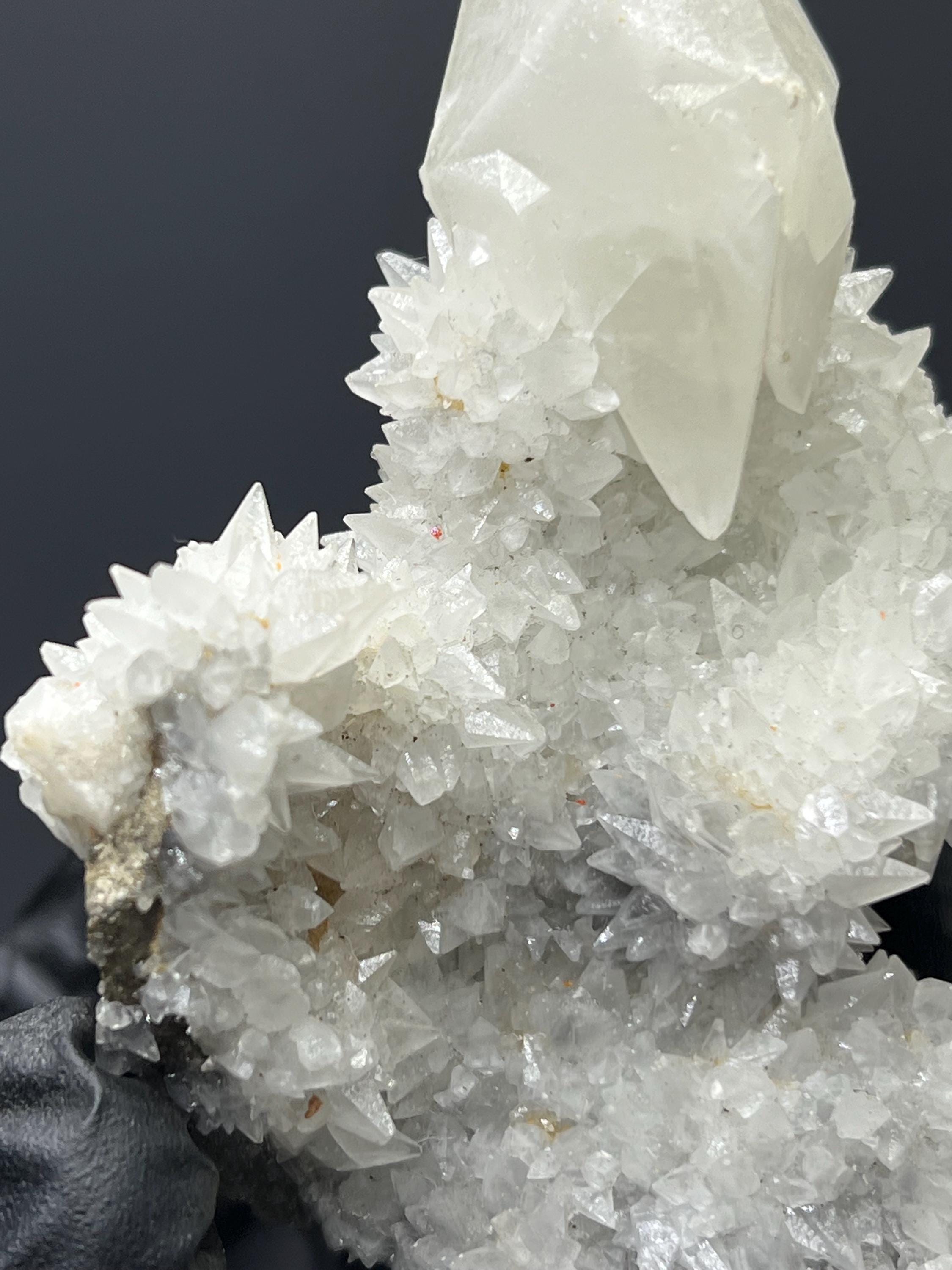 Crystal Calcite Cluster - Crystal Gemstone AE 