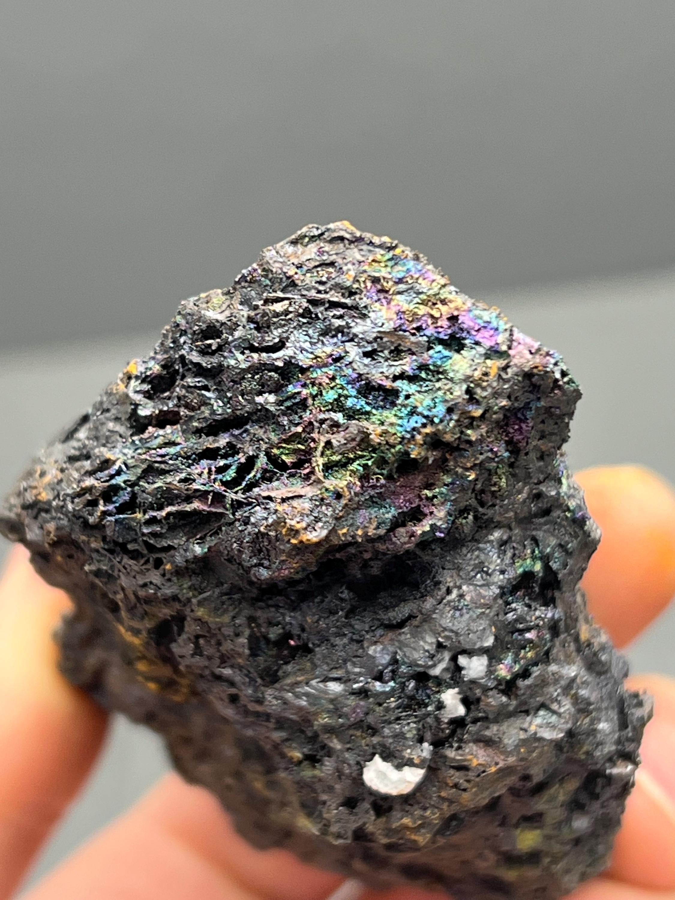 Very Showy, Colorful goethite mineral, From Turkey - Crystal Gemstone AE 