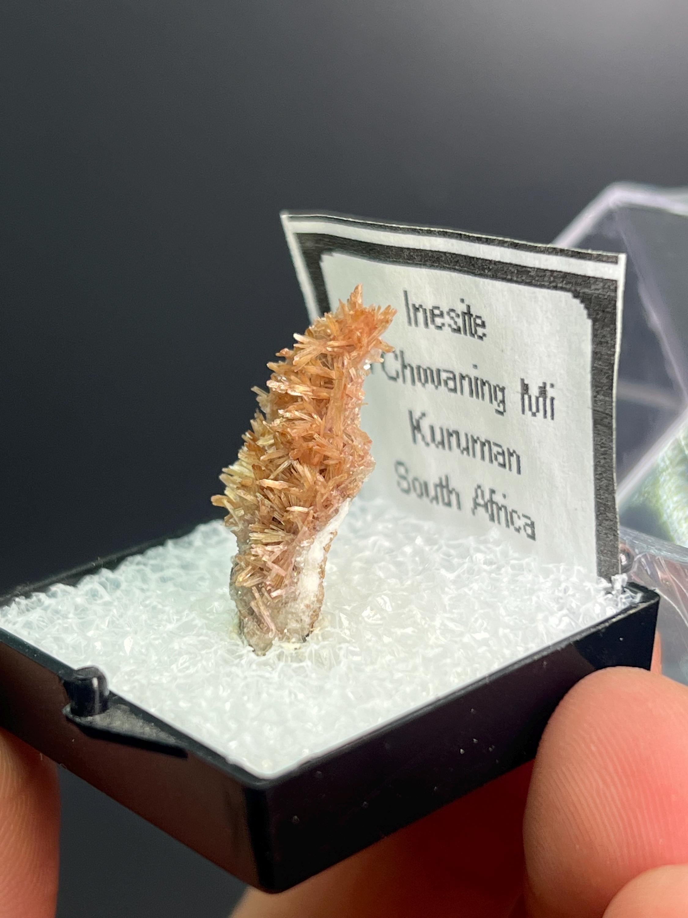 Top Grade Inesite Specimen - Crystal Gemstone AE 