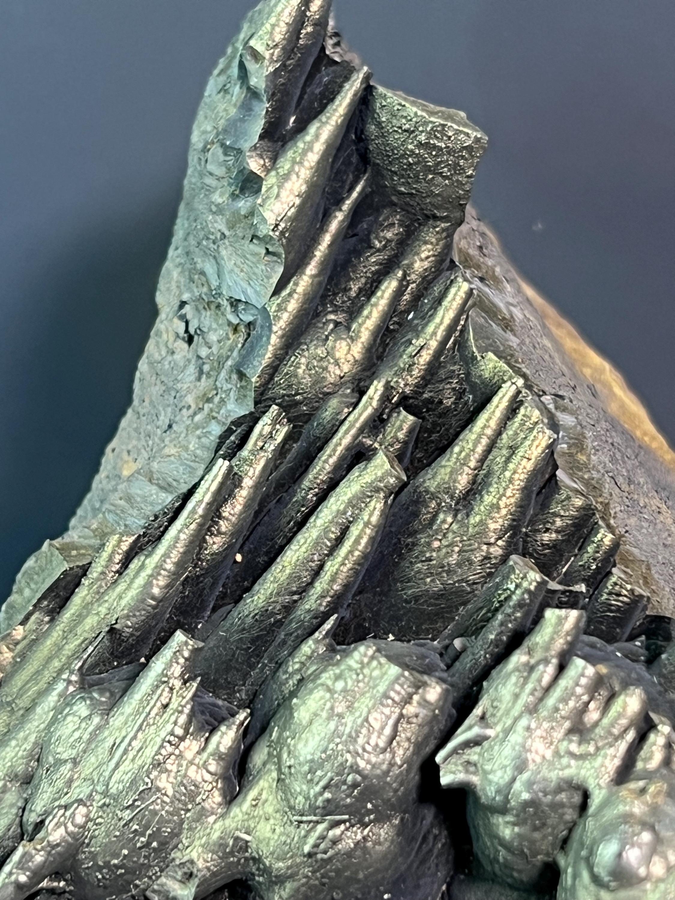 "Museum Grade" Golden Color Stalactite Goethite - Crystal Gemstone AE 