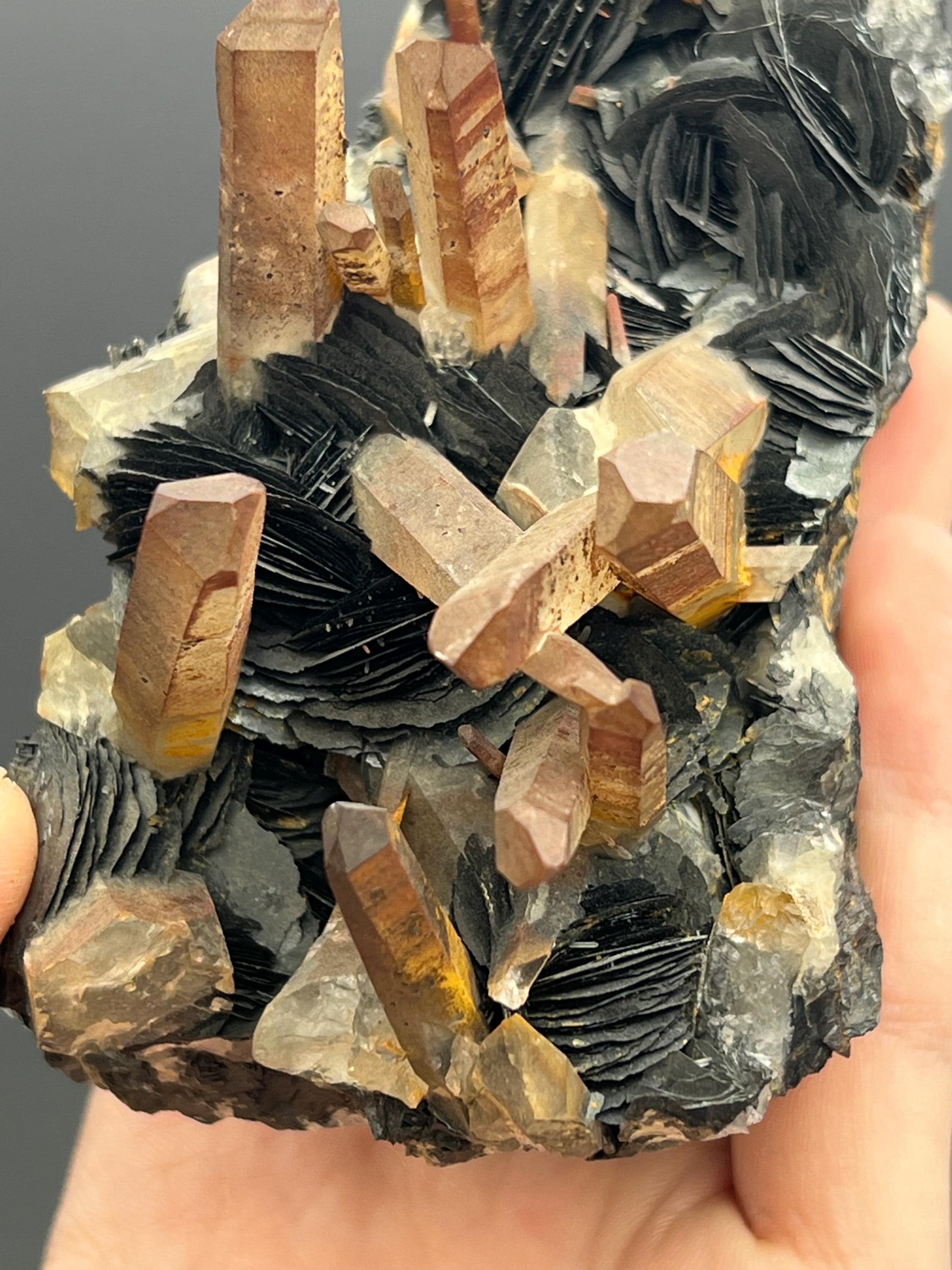 Rose Hematite Quartz, From China - Crystal Gemstone AE 
