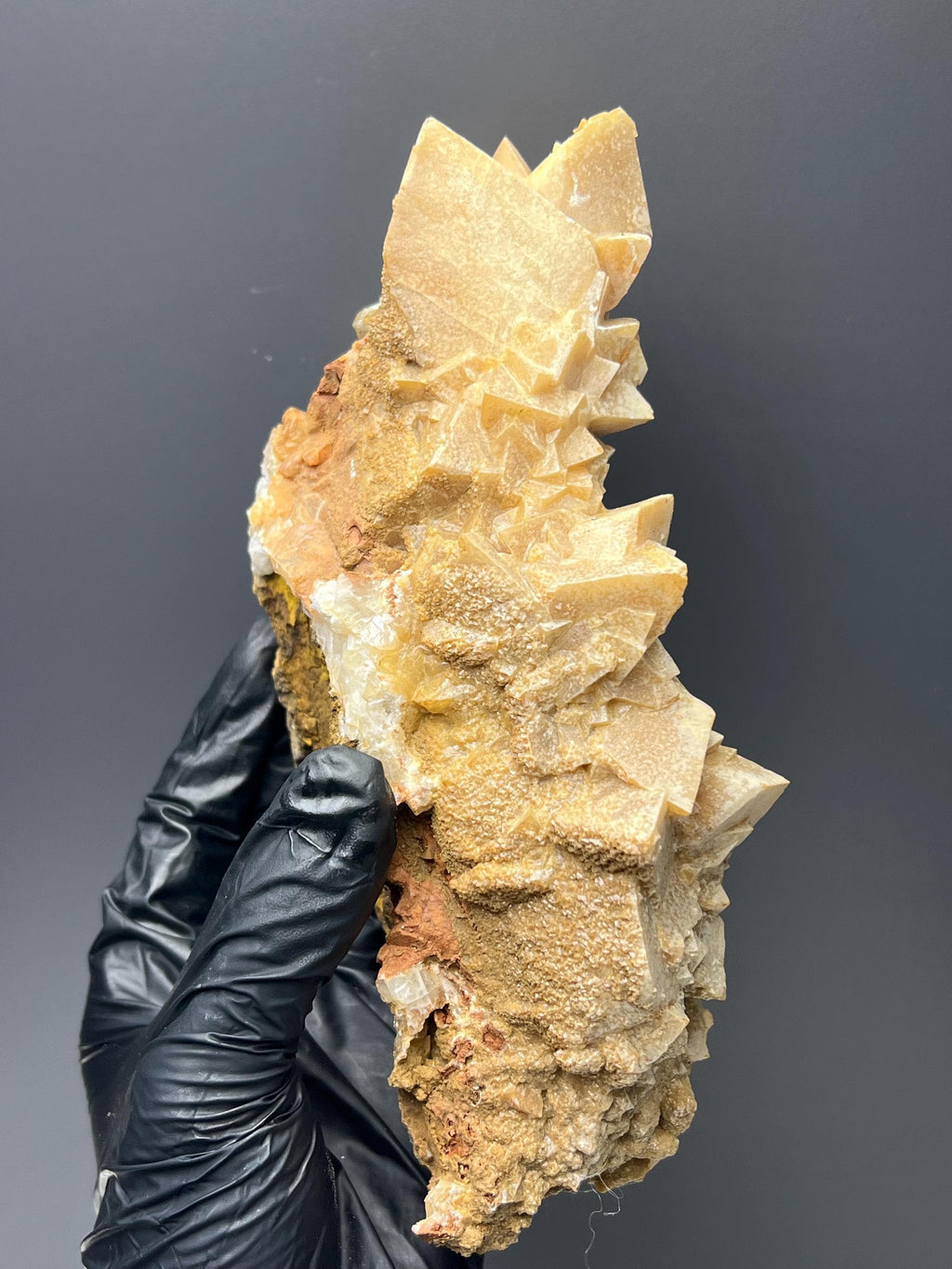 Orange Crystal Calcite Specimen - Kayseri, Turkey - Crystal Gemstone AE 