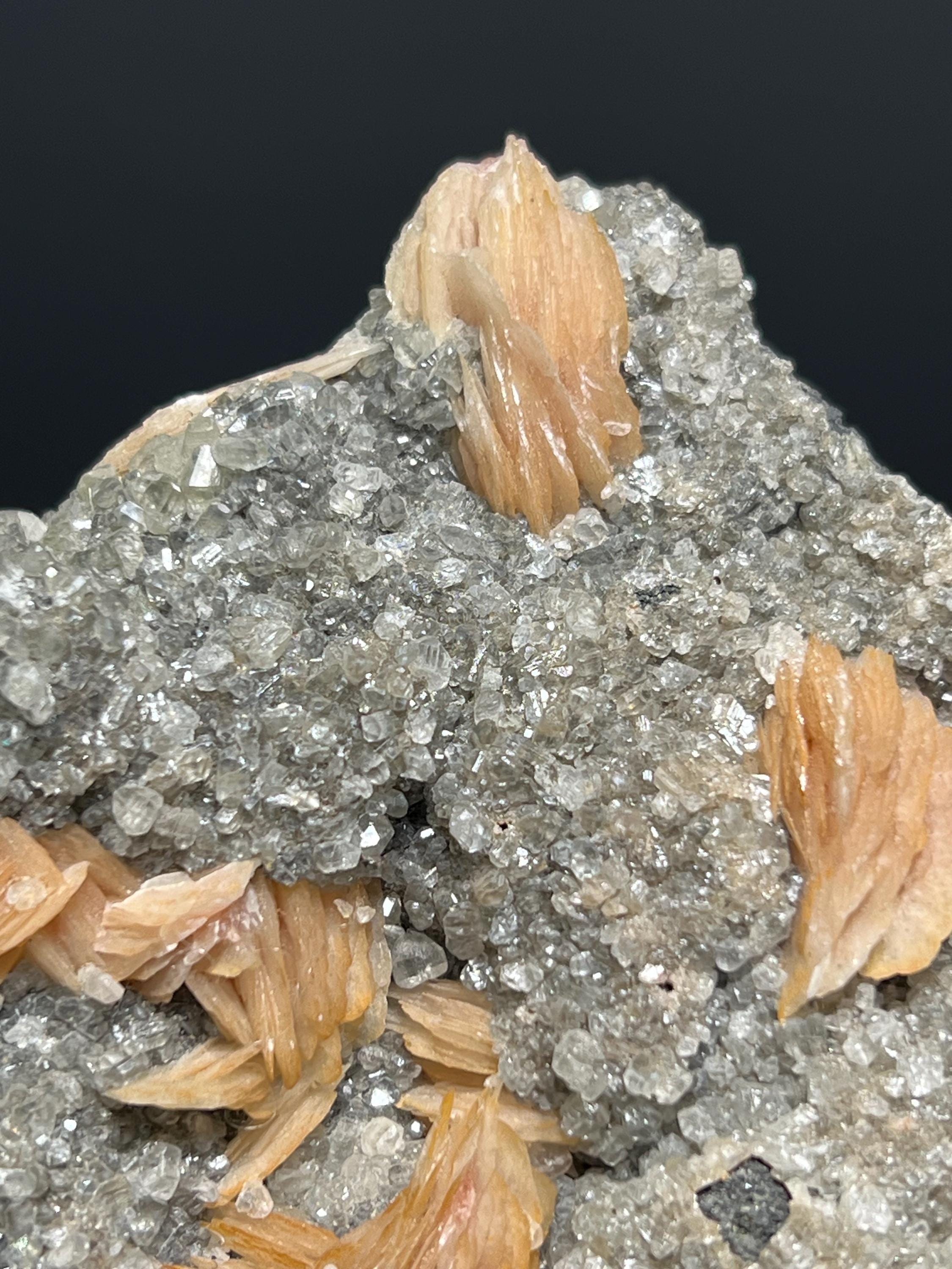 Barite With Calcite Specimen, 346gram - Crystal Gemstone AE 